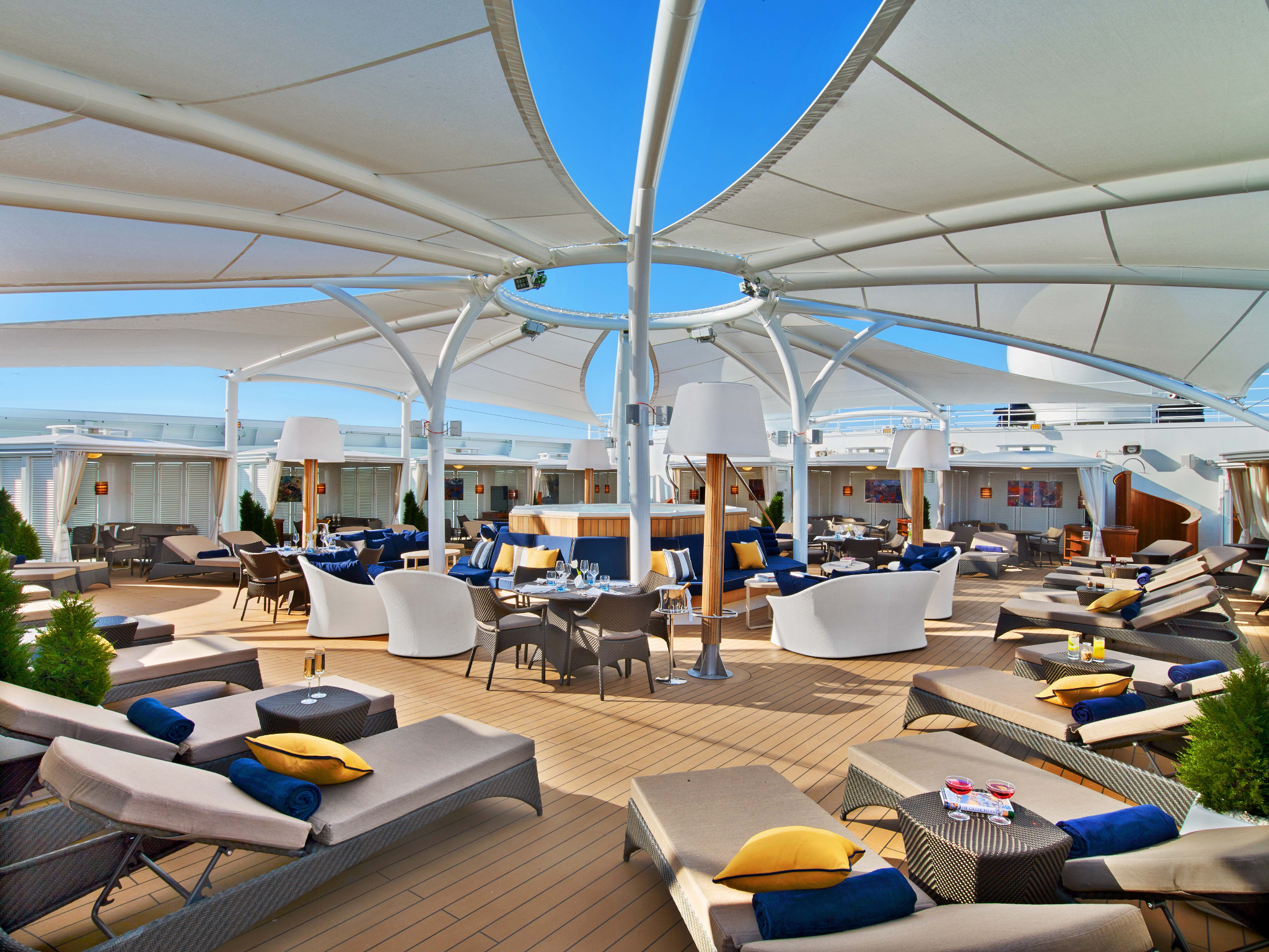 The Retreat is the ship’s oasis for relaxation