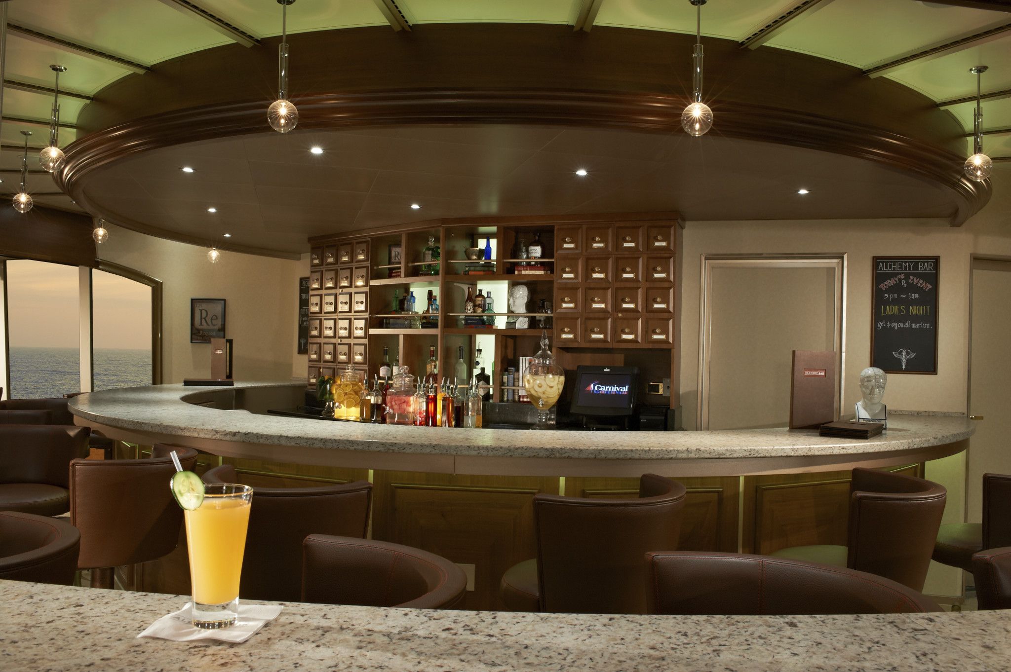 Try a unique cocktail custom-conconted by the mix-masters at the Alchemy Bar!