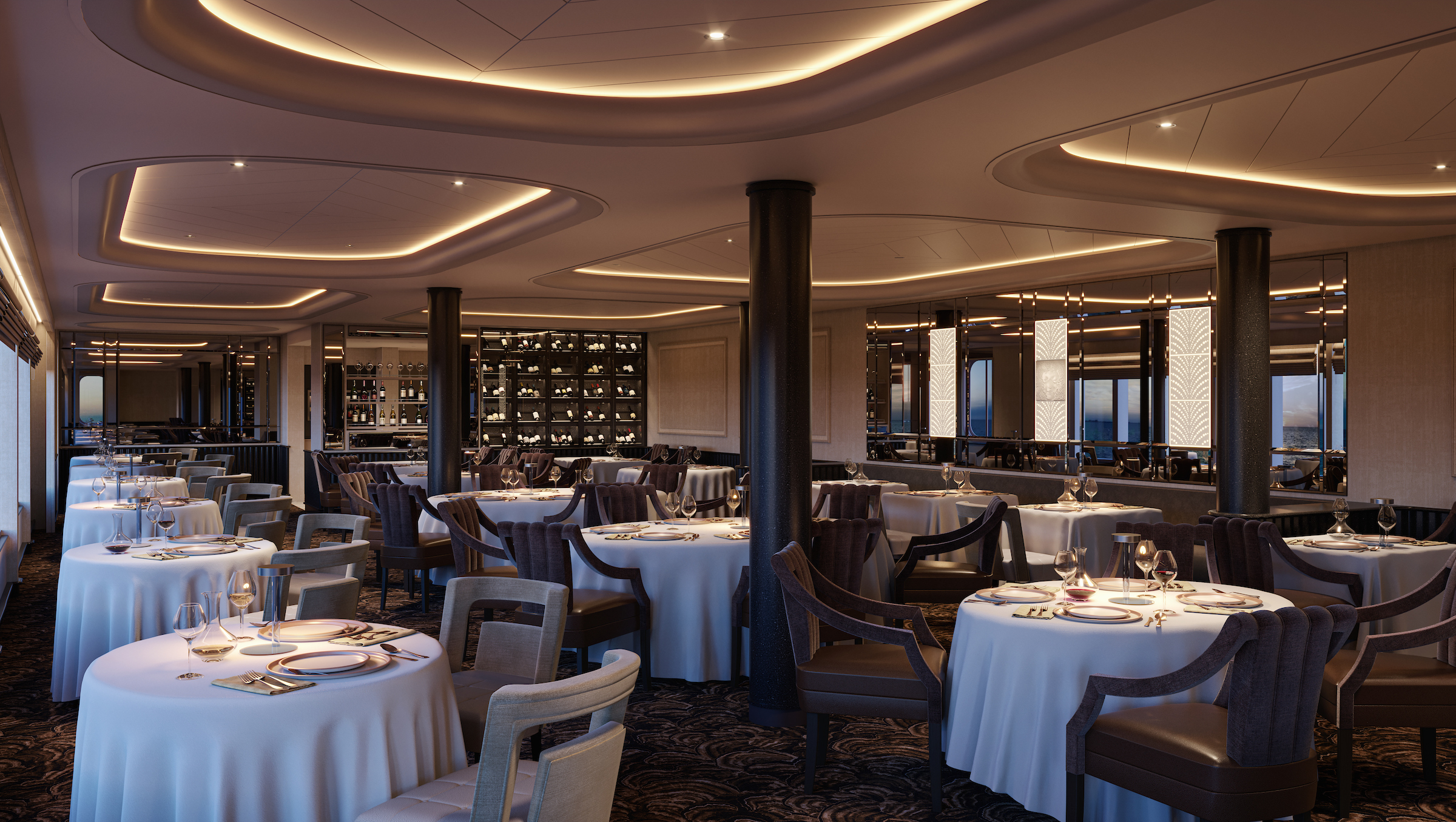 La Dame features a menu of seasonally inspired dishes. Reservations are required
