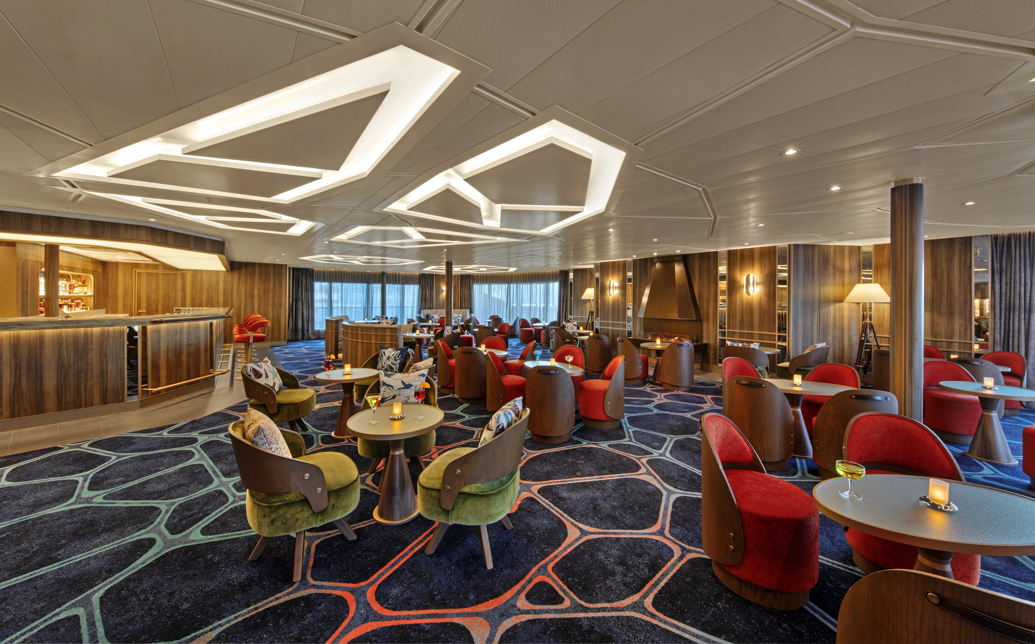 The Club is open for afternoon tea then transforms into a dance club in the evening