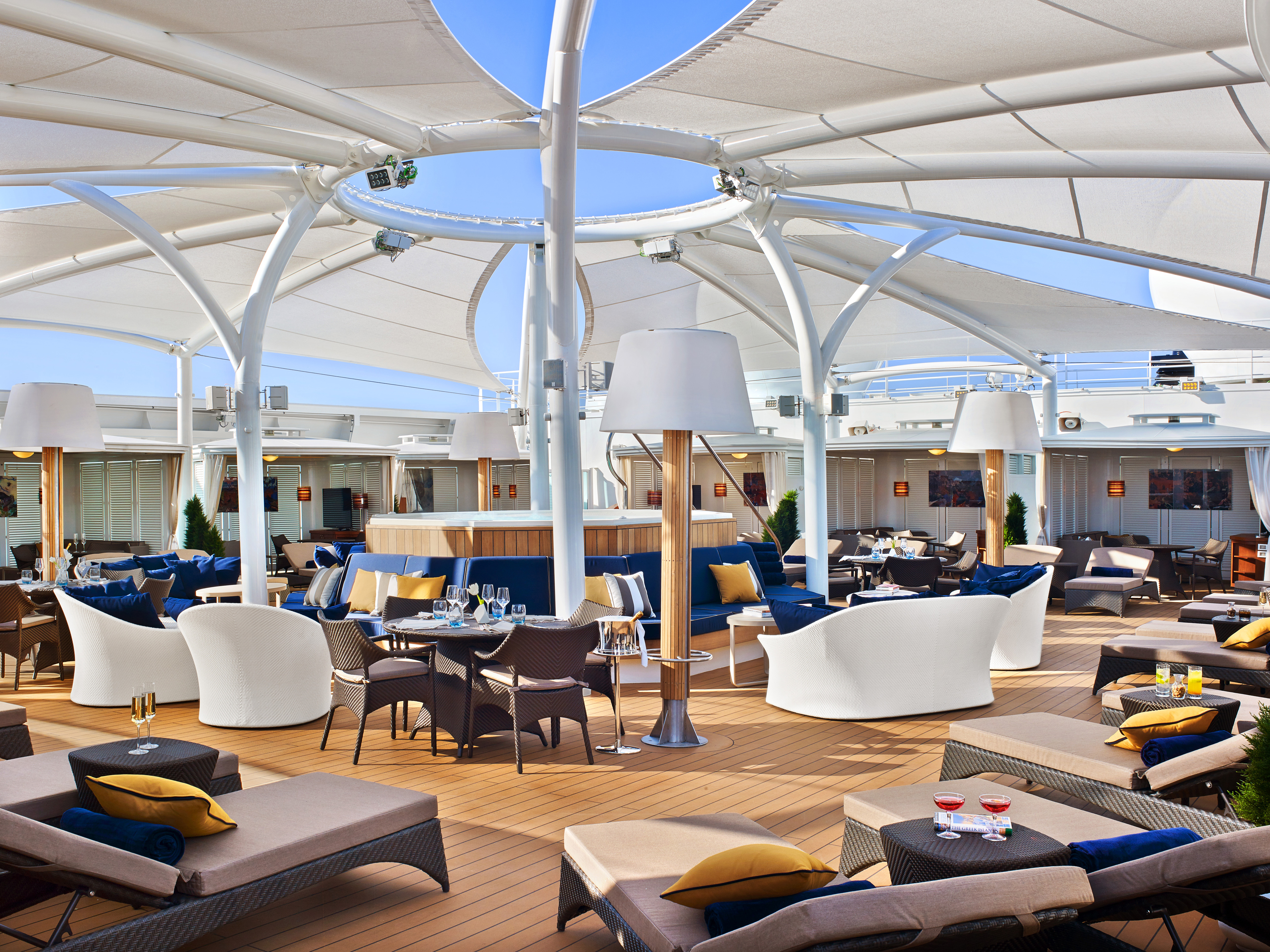 The Retreat is the ship’s oasis for relaxation