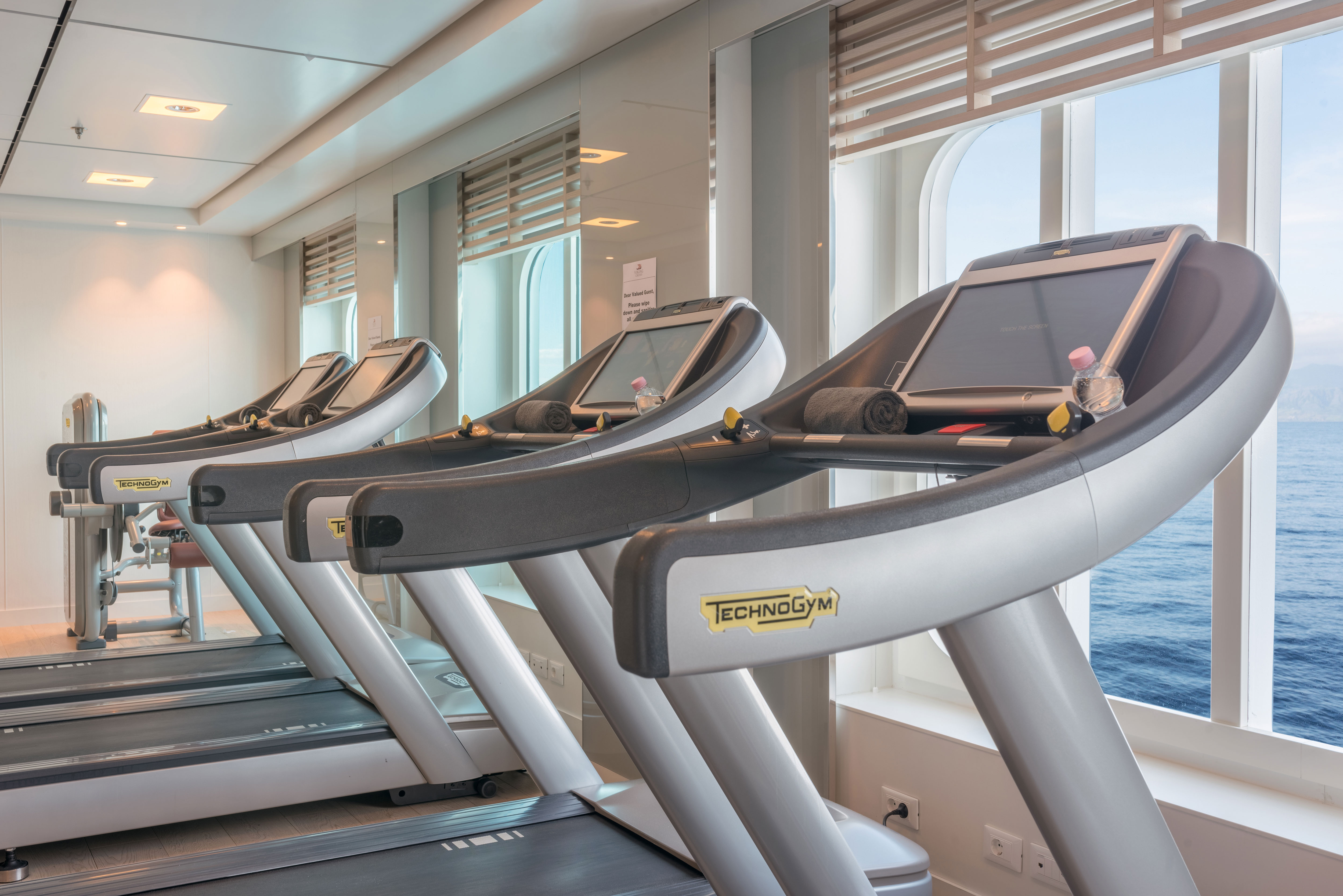 Exercise with ocean views