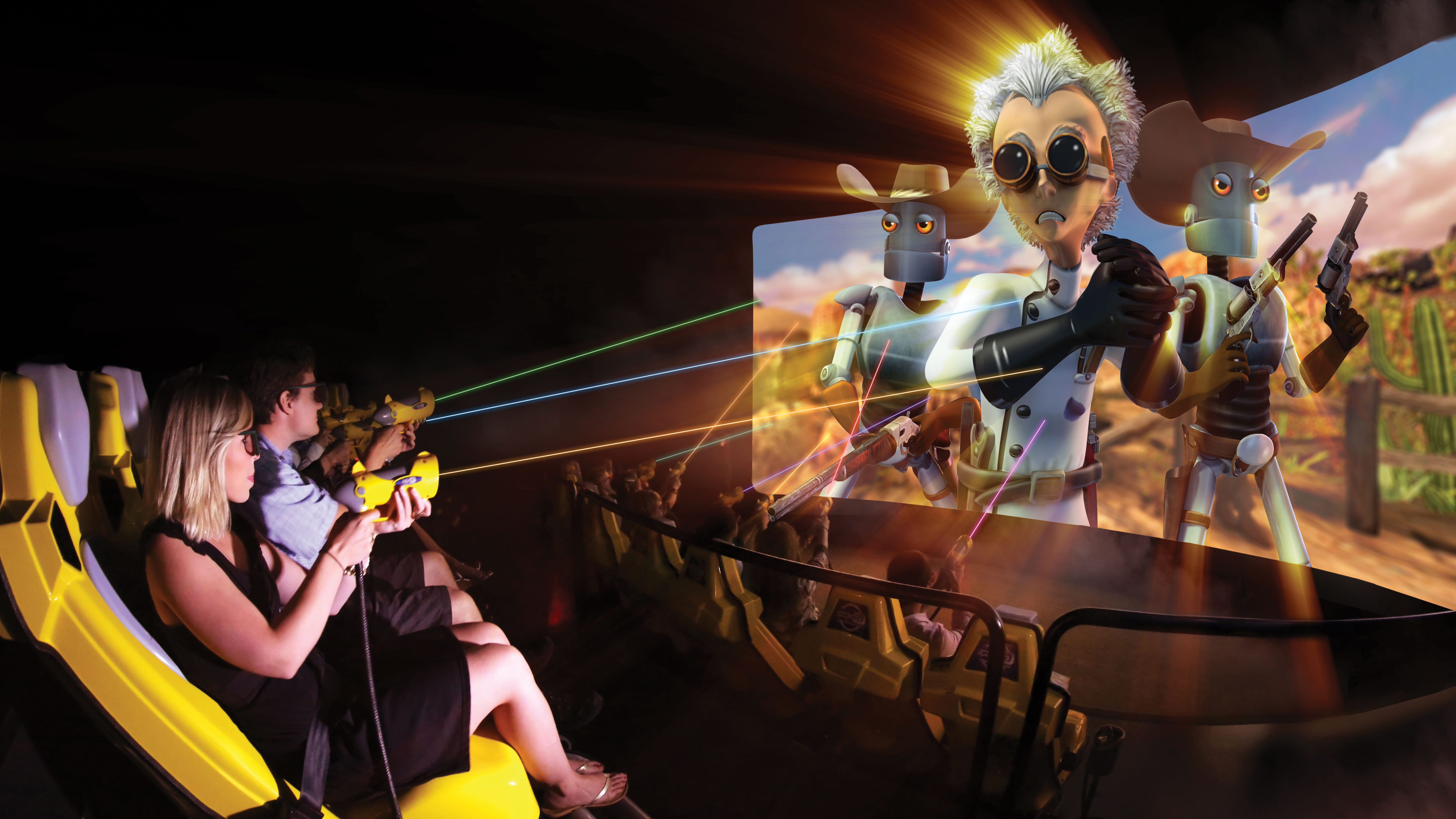 Interactive 3-D movies
