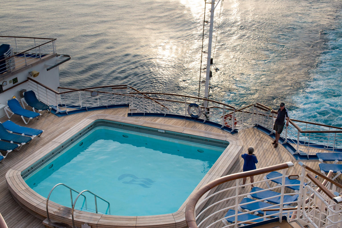 Relax at the aft pool