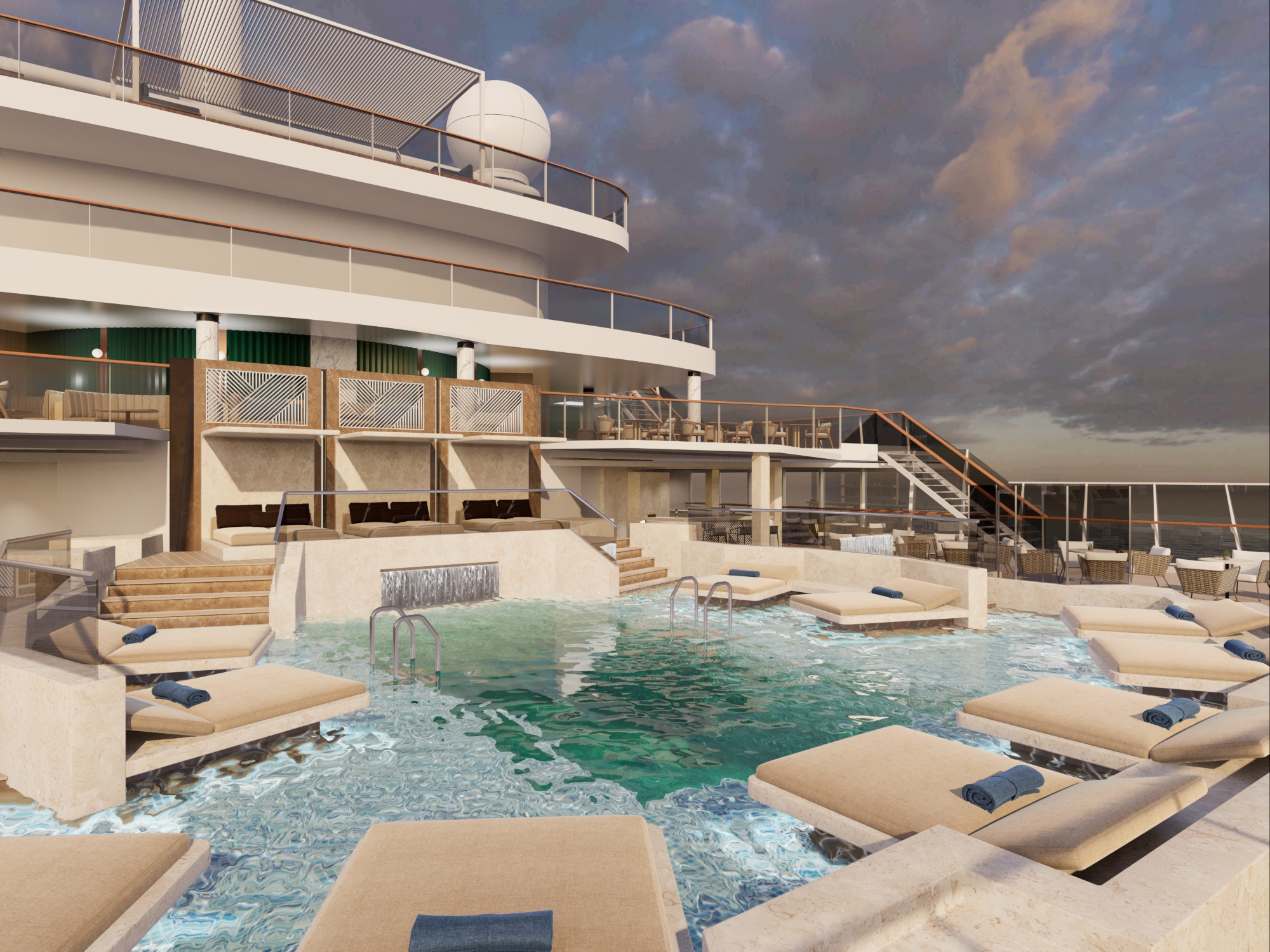 Atoll Pool & Bar - an intimate pool with a chilled vibe
