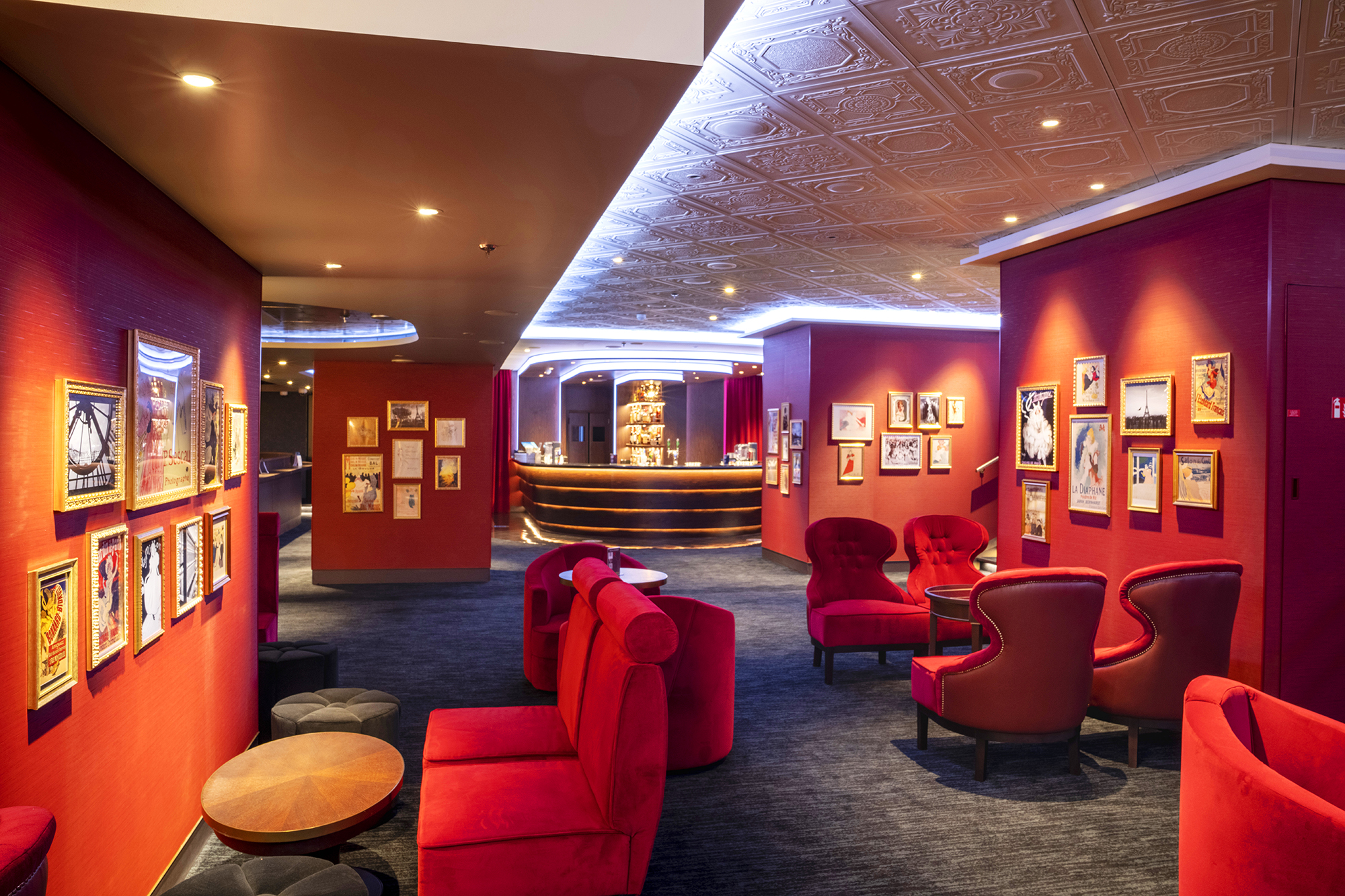 Le Cabaret Rouge inspired by French cabaret lounges of the 1920s