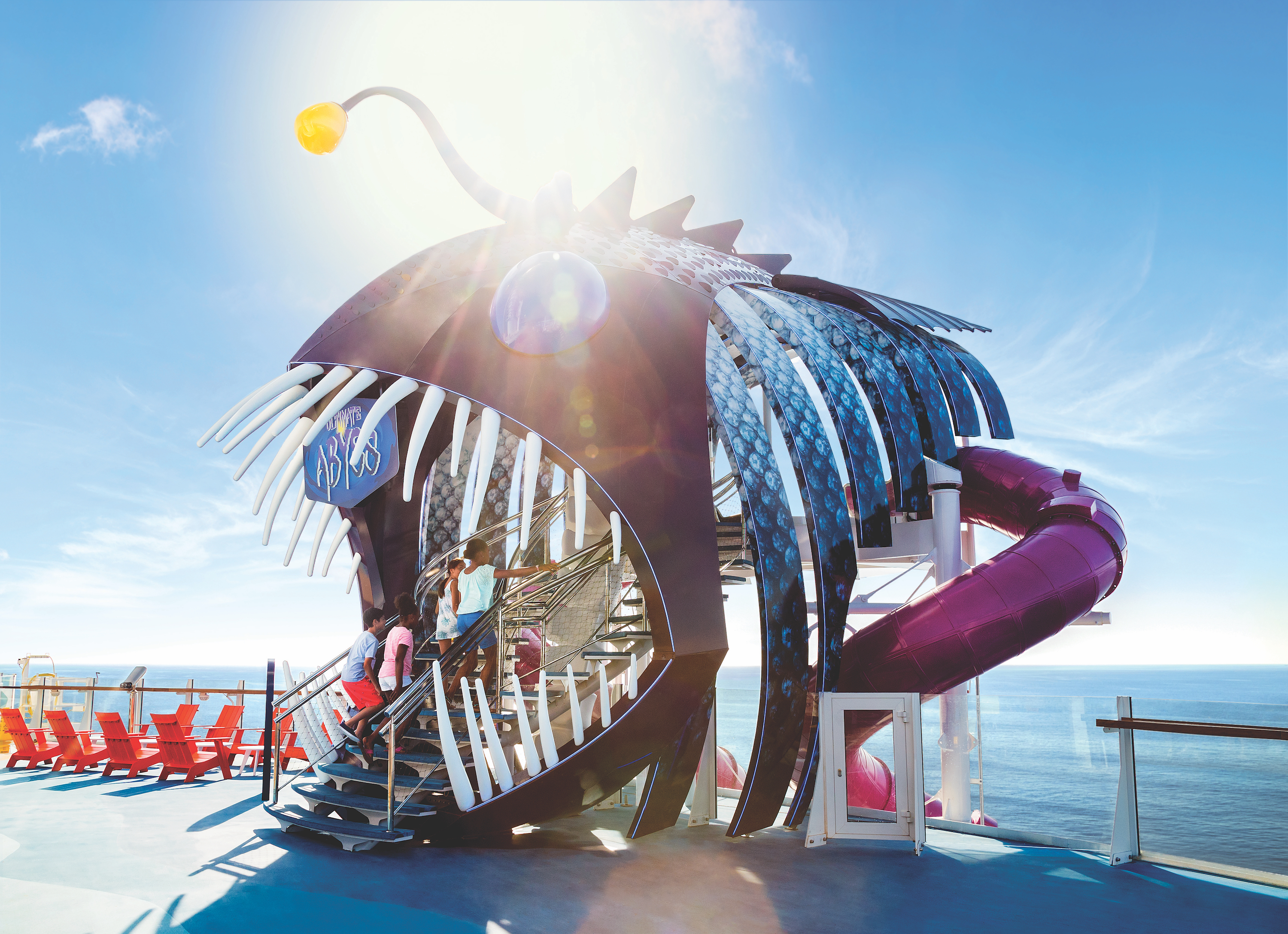 The 10 story slide the Ultimate Abyss