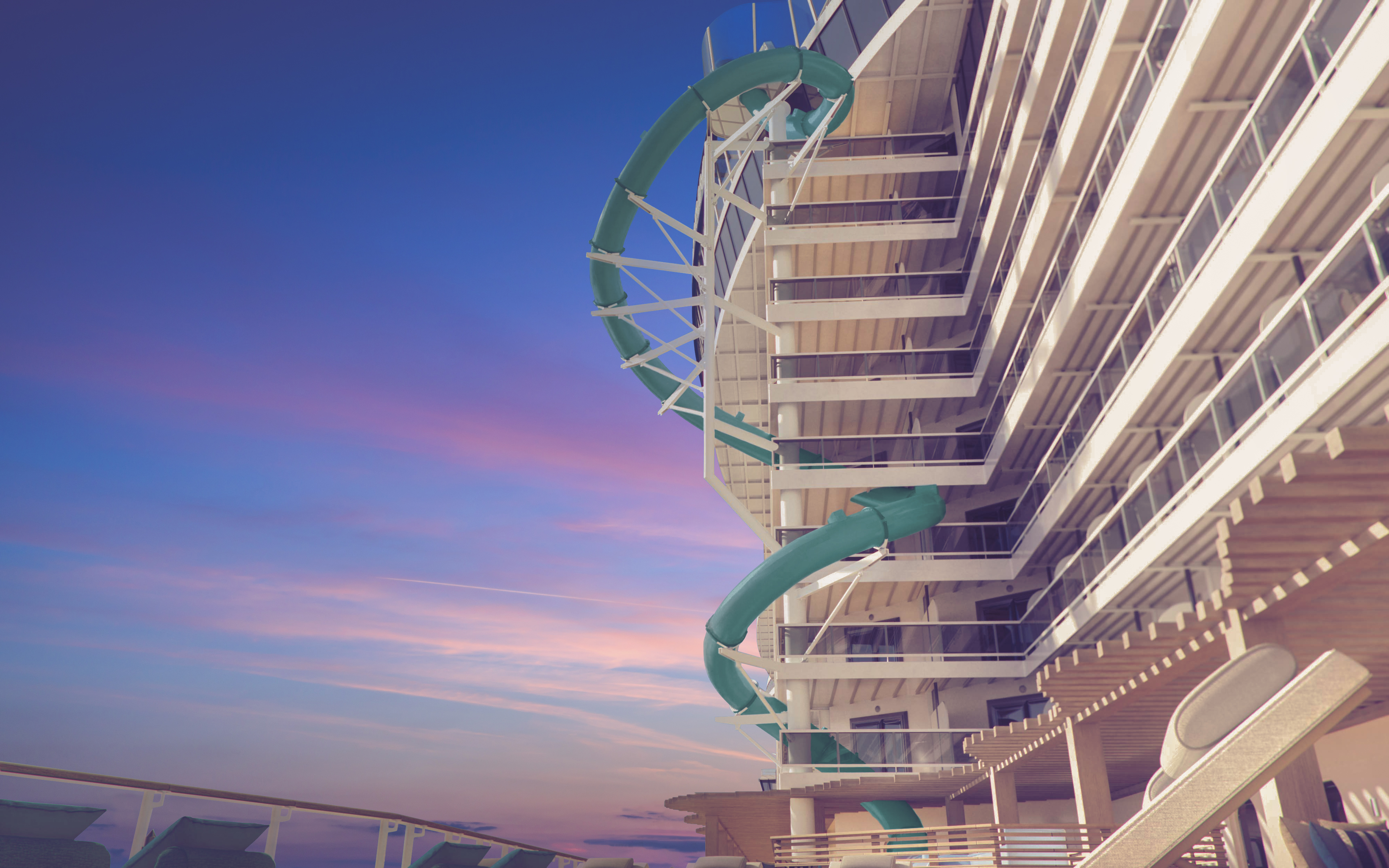 Experience The Drop, the first free-fall slide in the world!