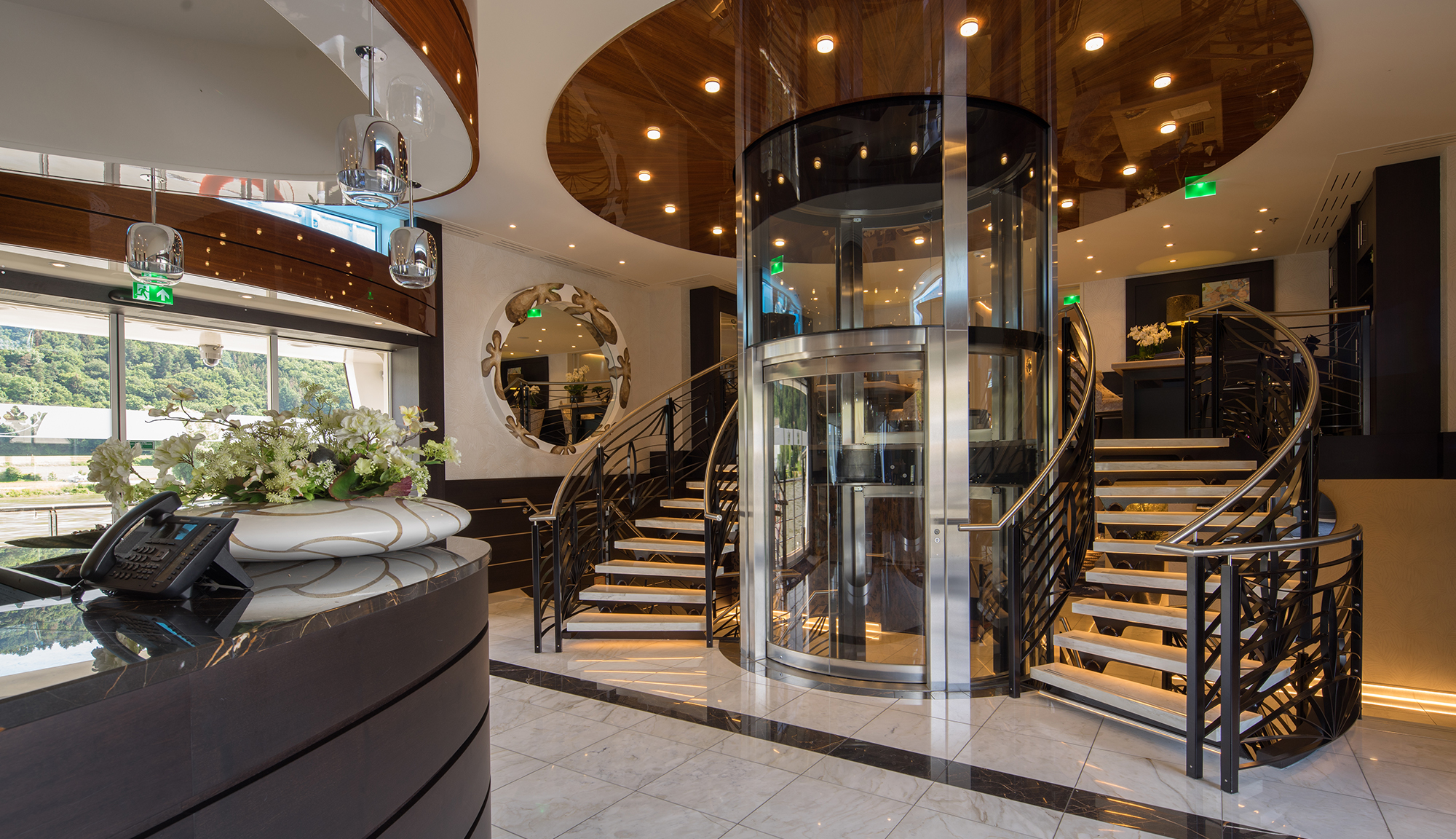 The lobby