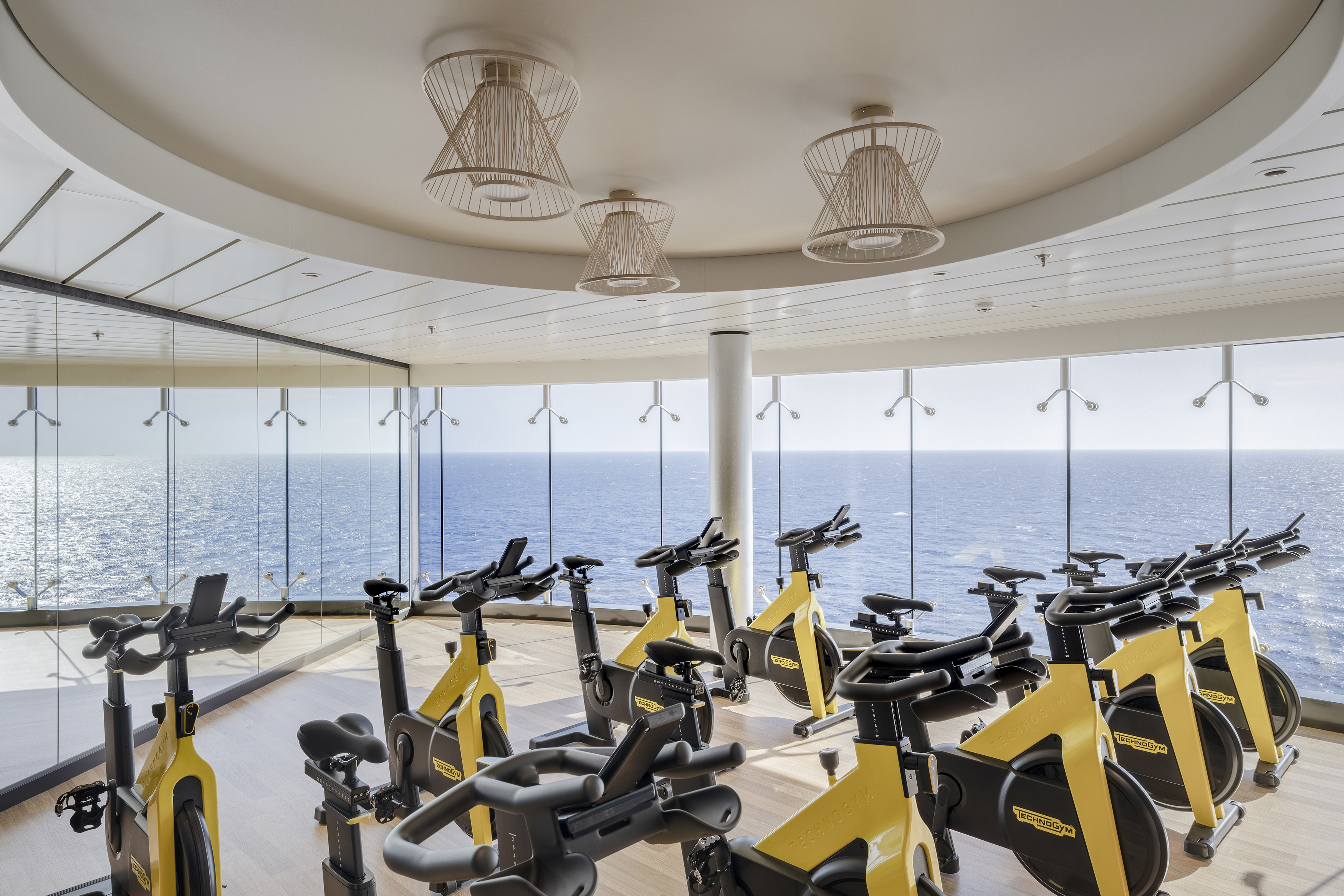 Exercise with ocean views