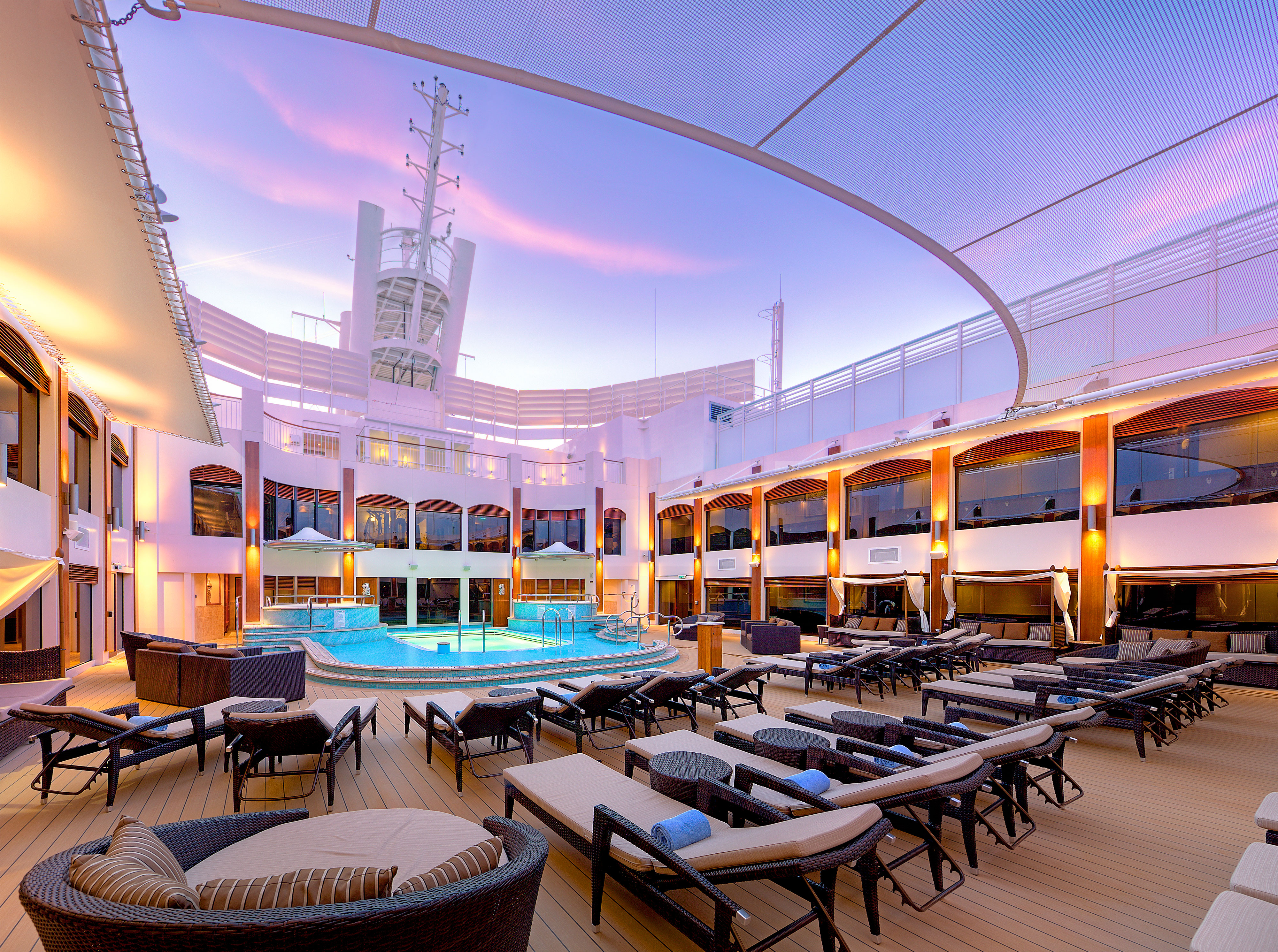 The Haven – a private area for suite guests
