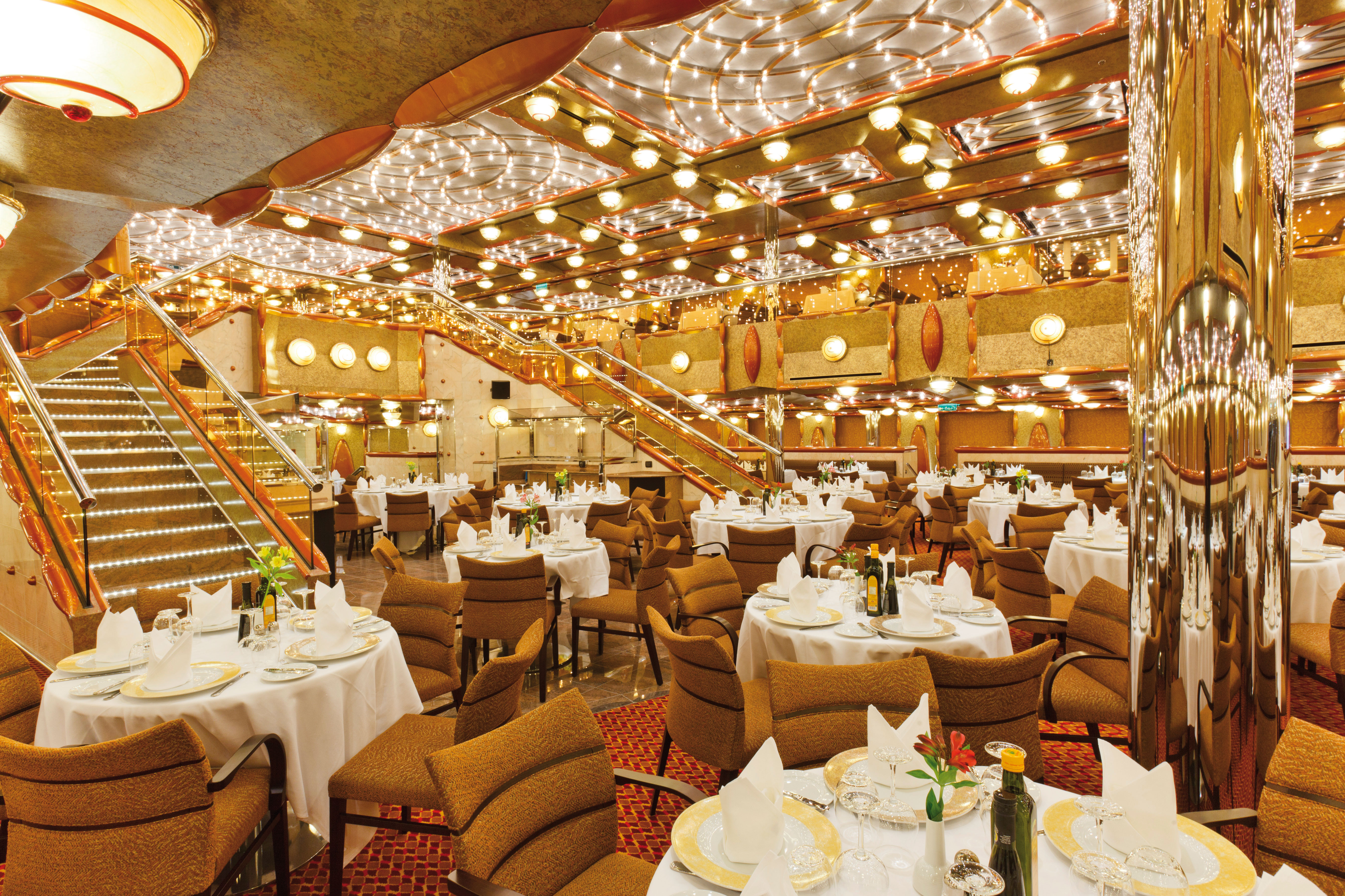 One of the complimentary main dining rooms