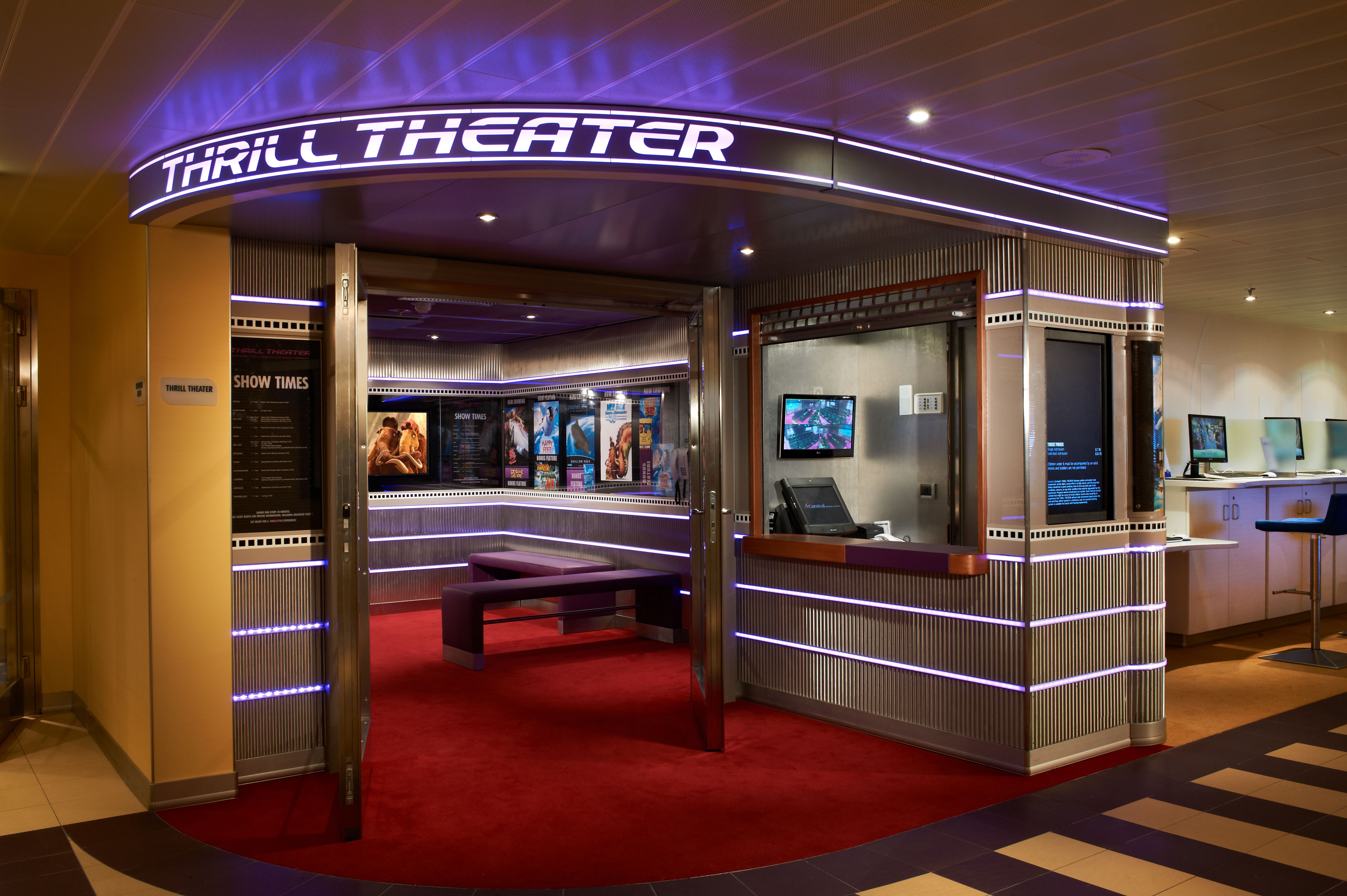 3D cinema Thrill theatre