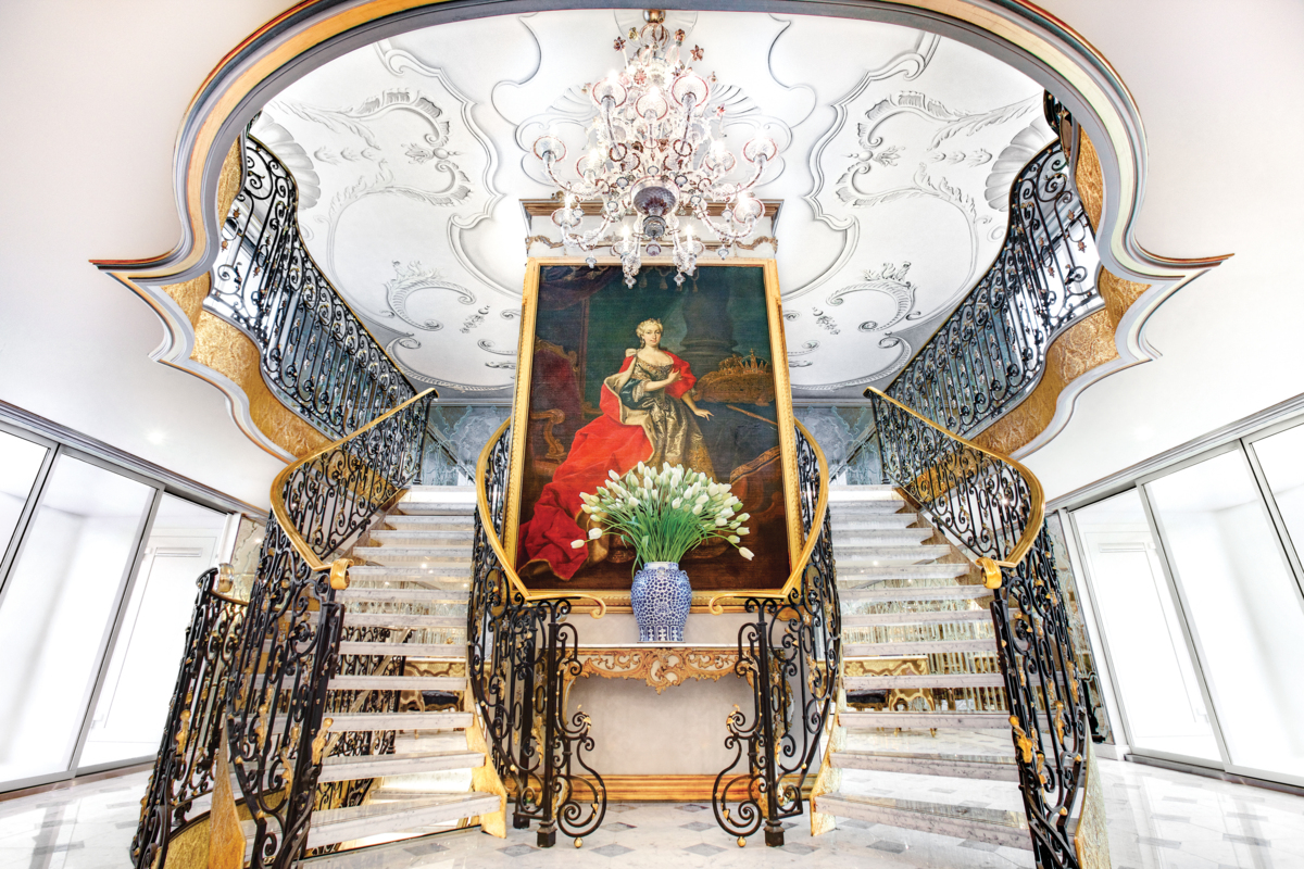 You are welcomed aboard through an beautiful lobby