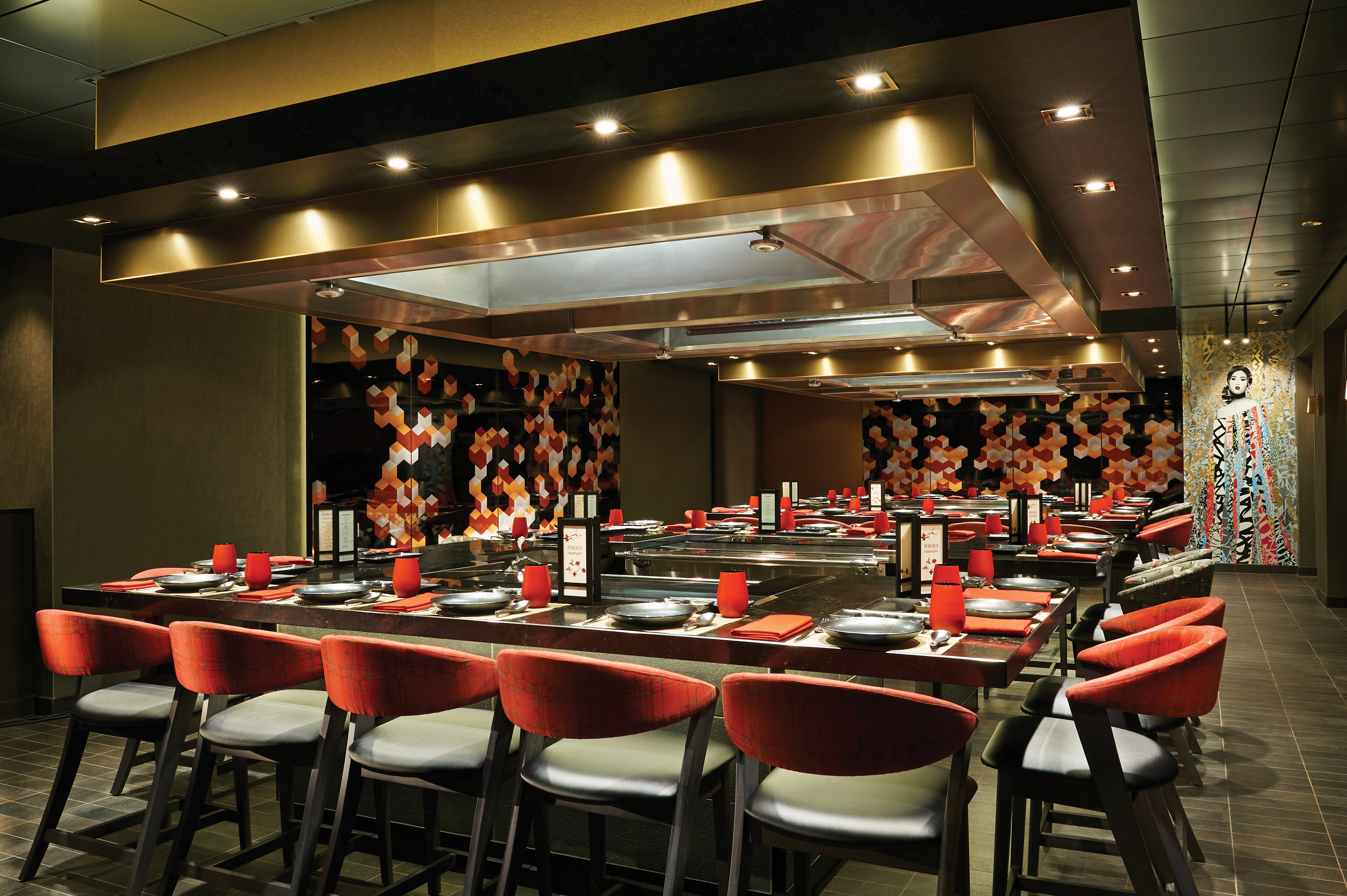 The speciality restaurant Teppanyaki