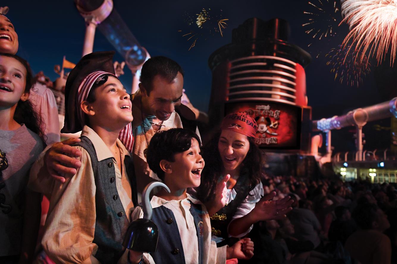 Have fun with the pirates during the Pirates of the Caribbean nights.