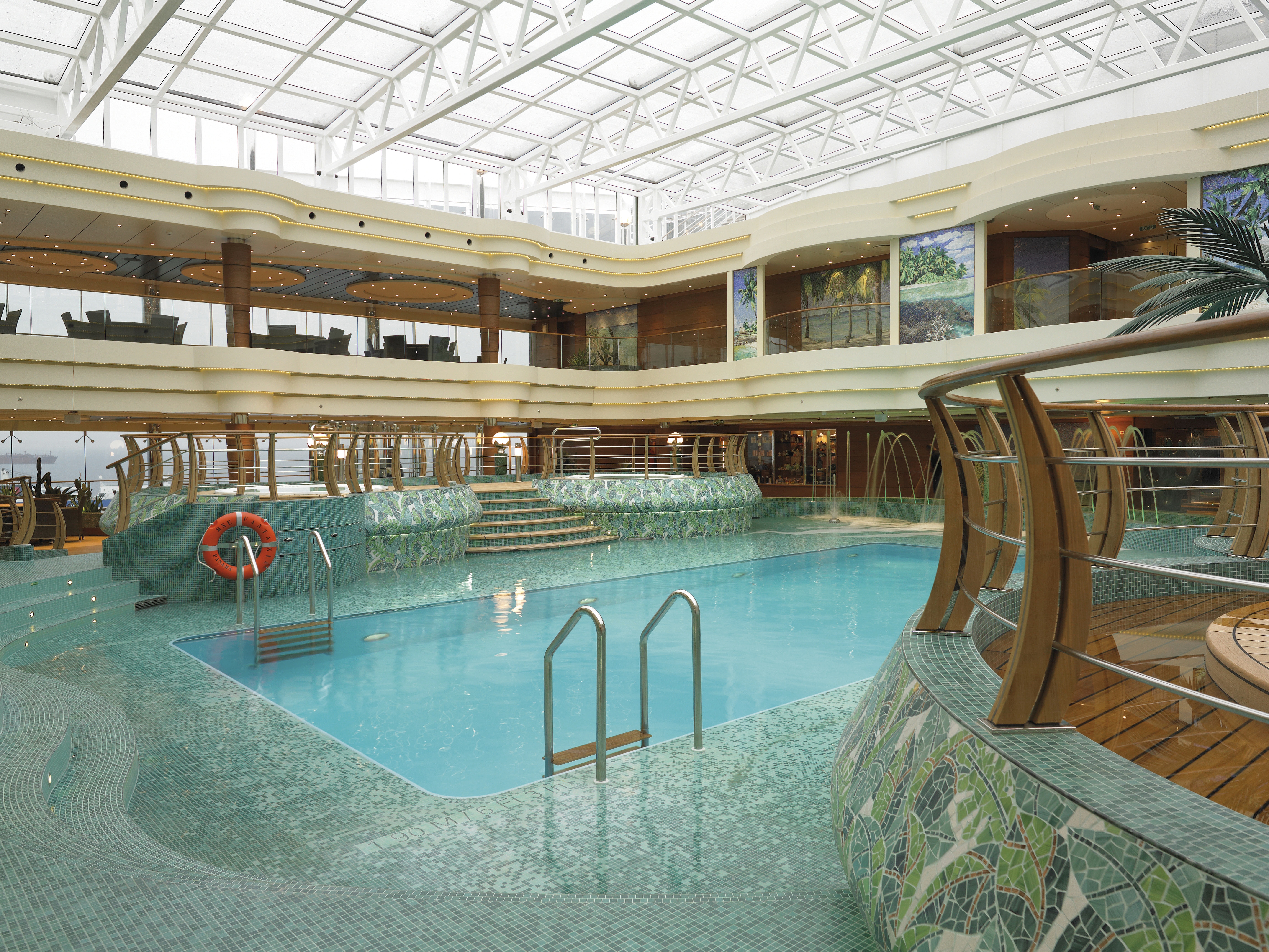 The indoor pool