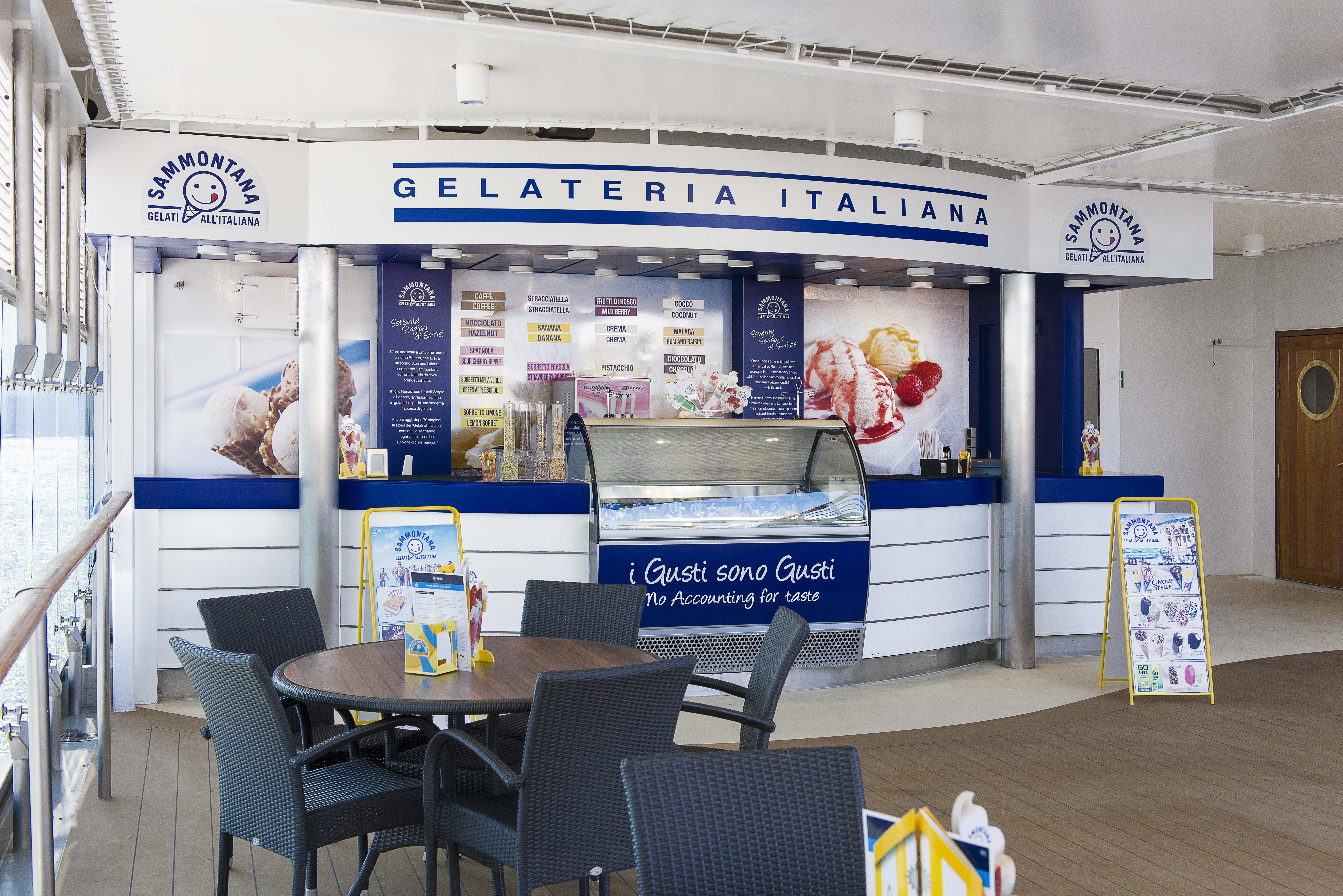 Genuine Italian “gelato”