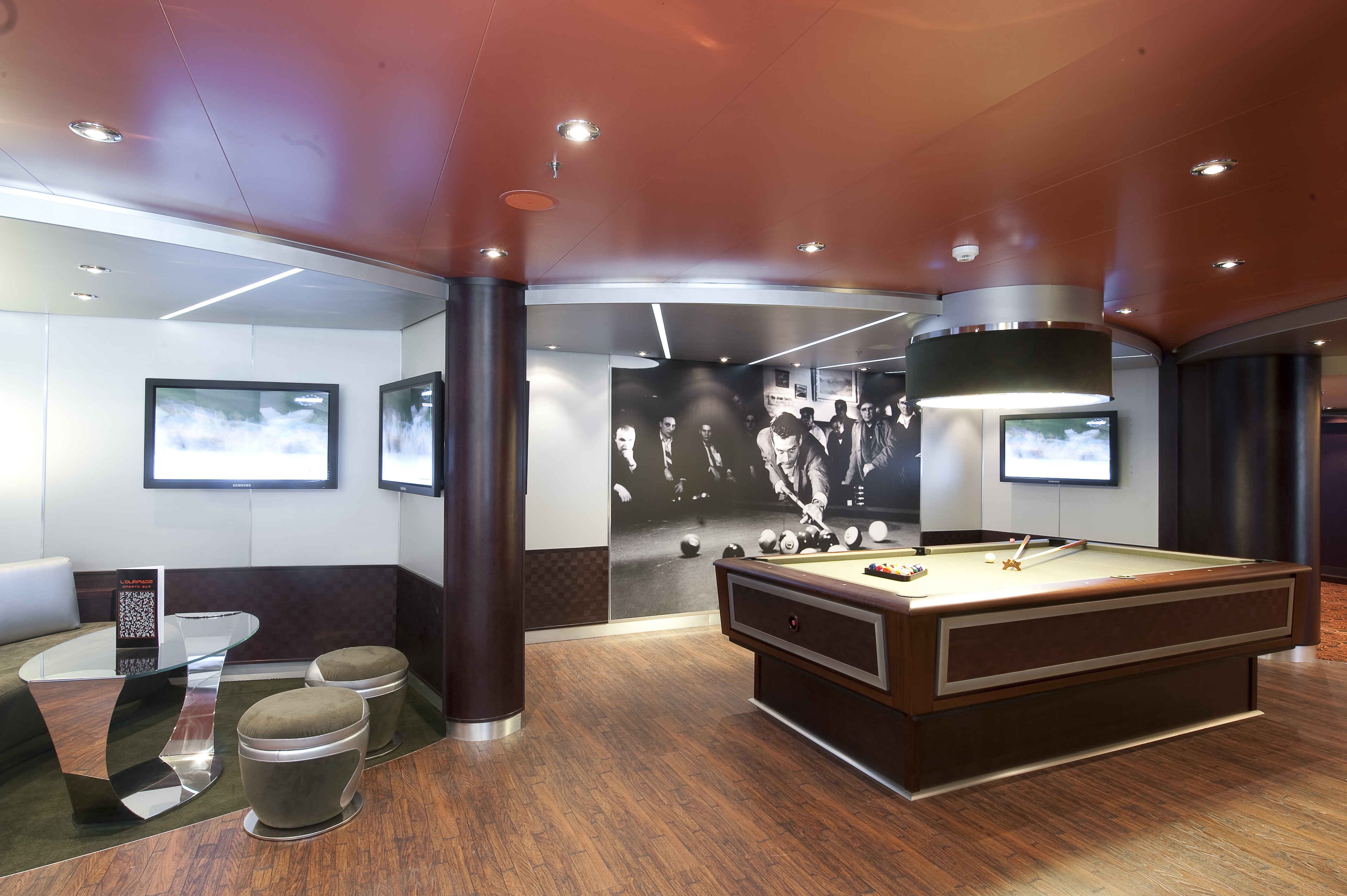 The billiard room