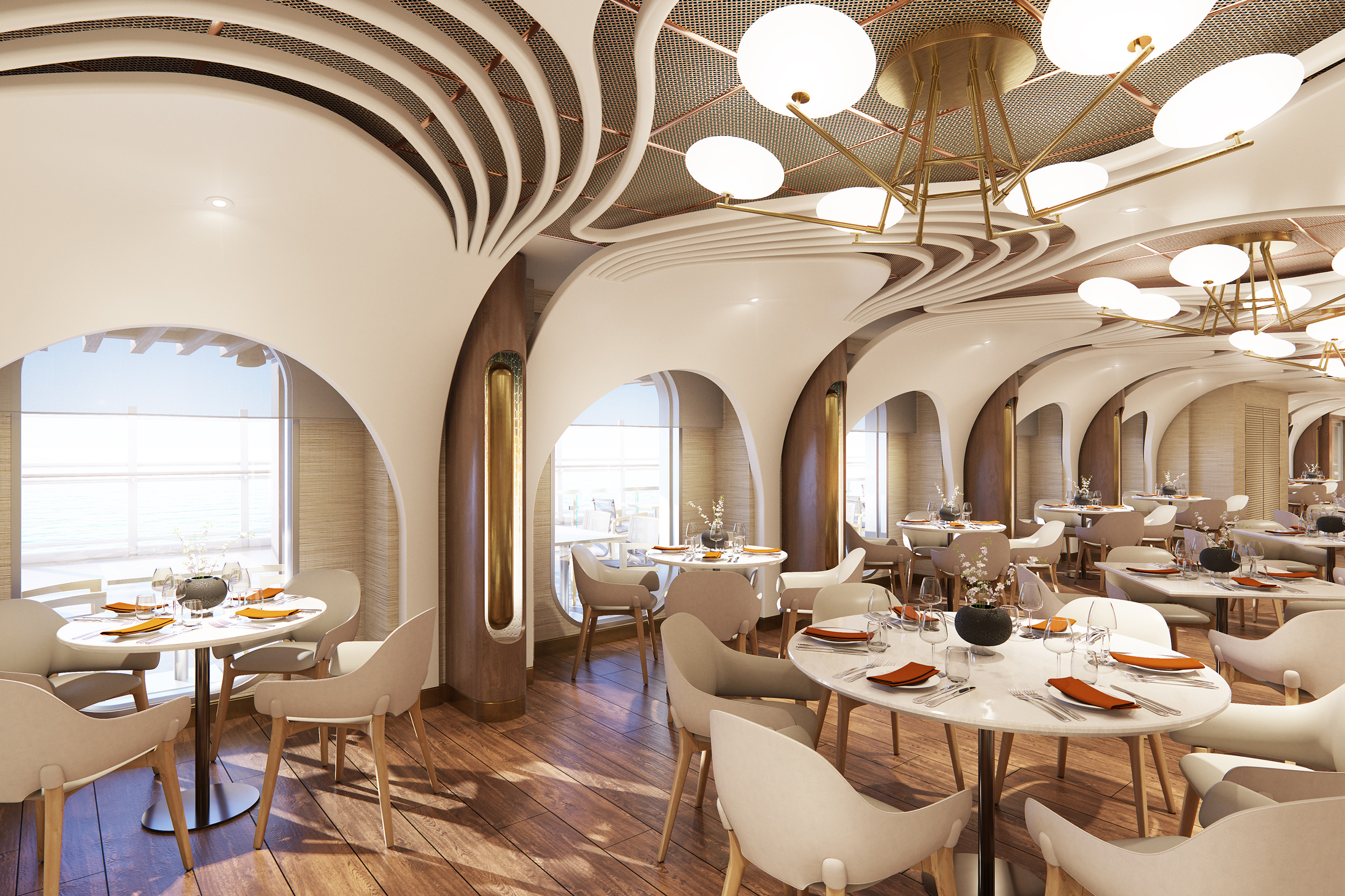 Enjoy modern Italian cuisine and elegant dining at Onda by Scarpetta