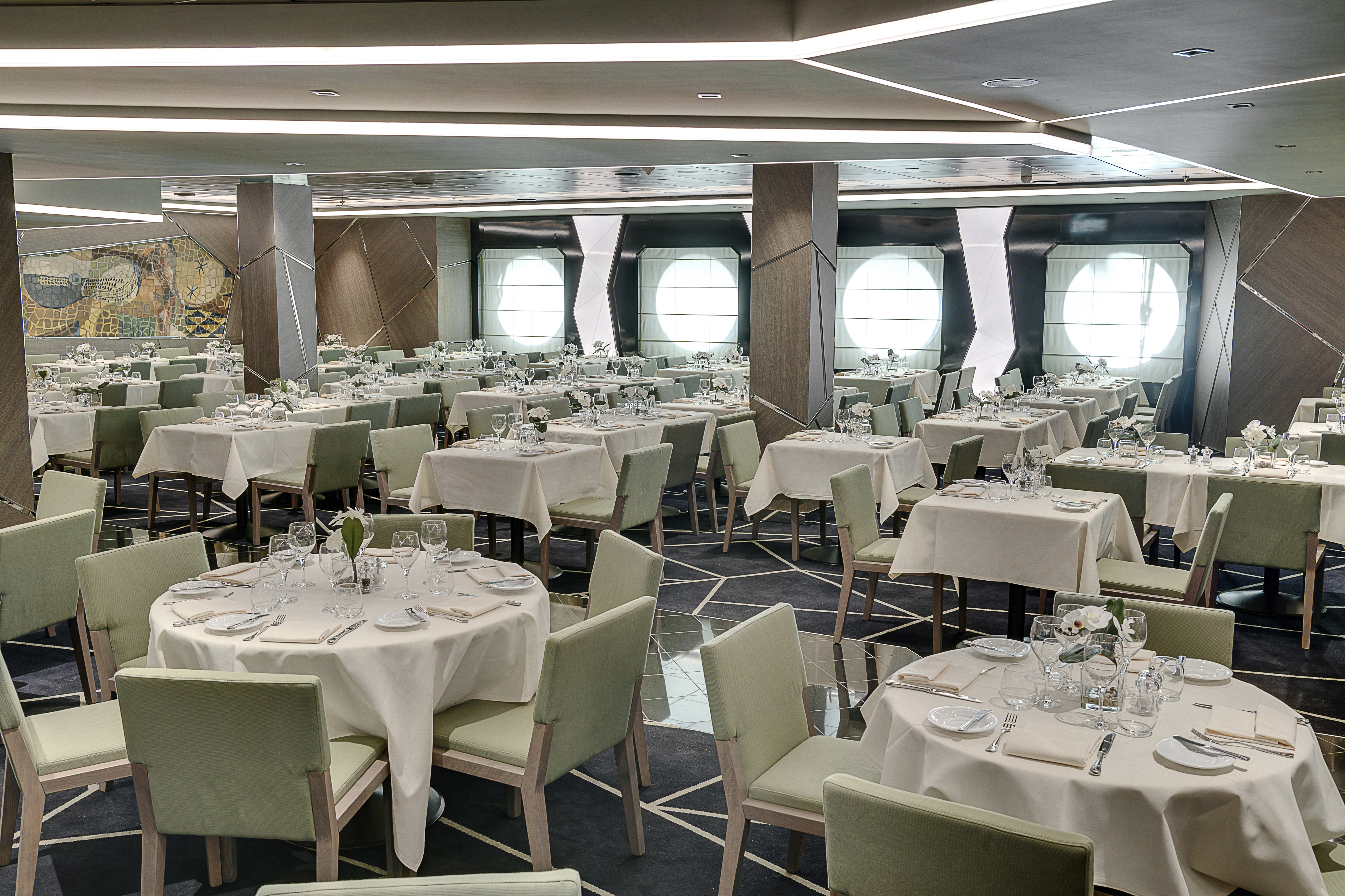 The main restaurant