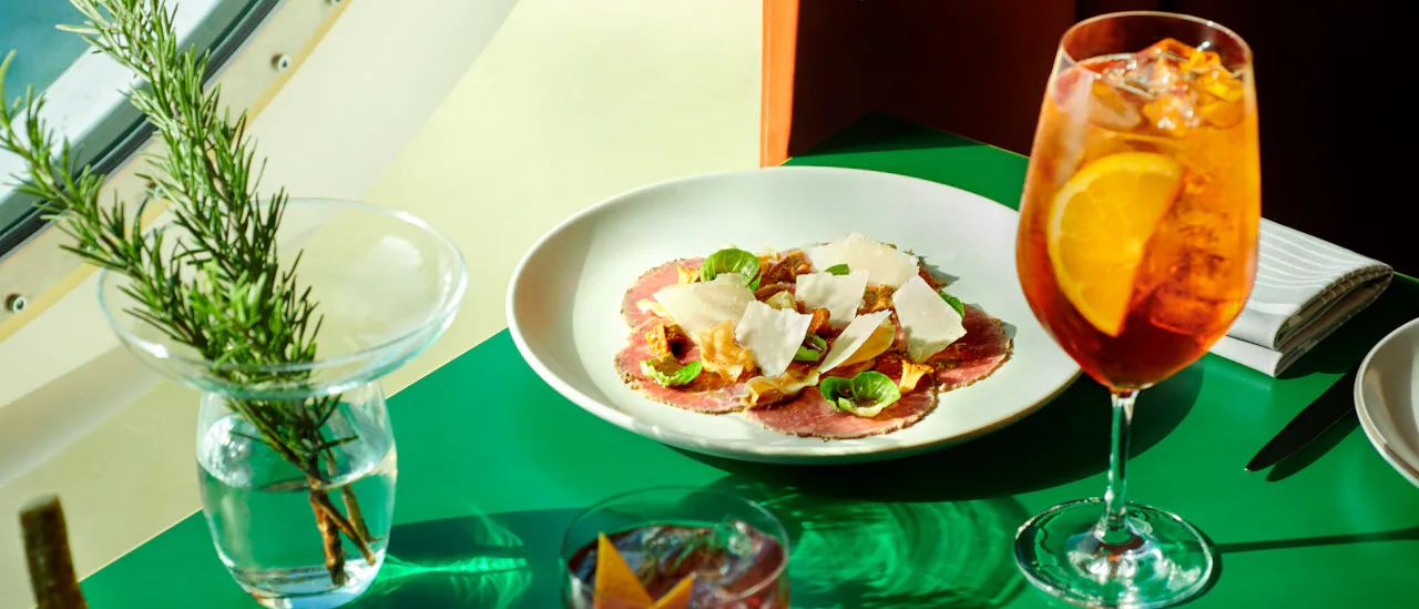 Extra Virgin is the Italian restaurant onboard