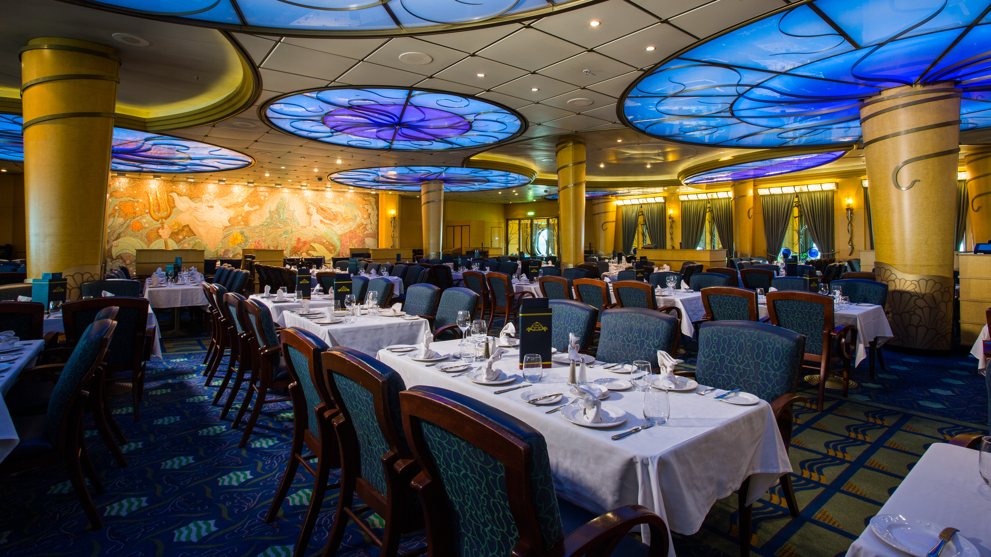 Tritons an exclusive restaurant and named after the little mermaid's father