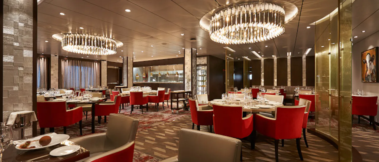Fahrenheit 555 serves up haute cuisine in a setting that rivals the finest steakhouses on land