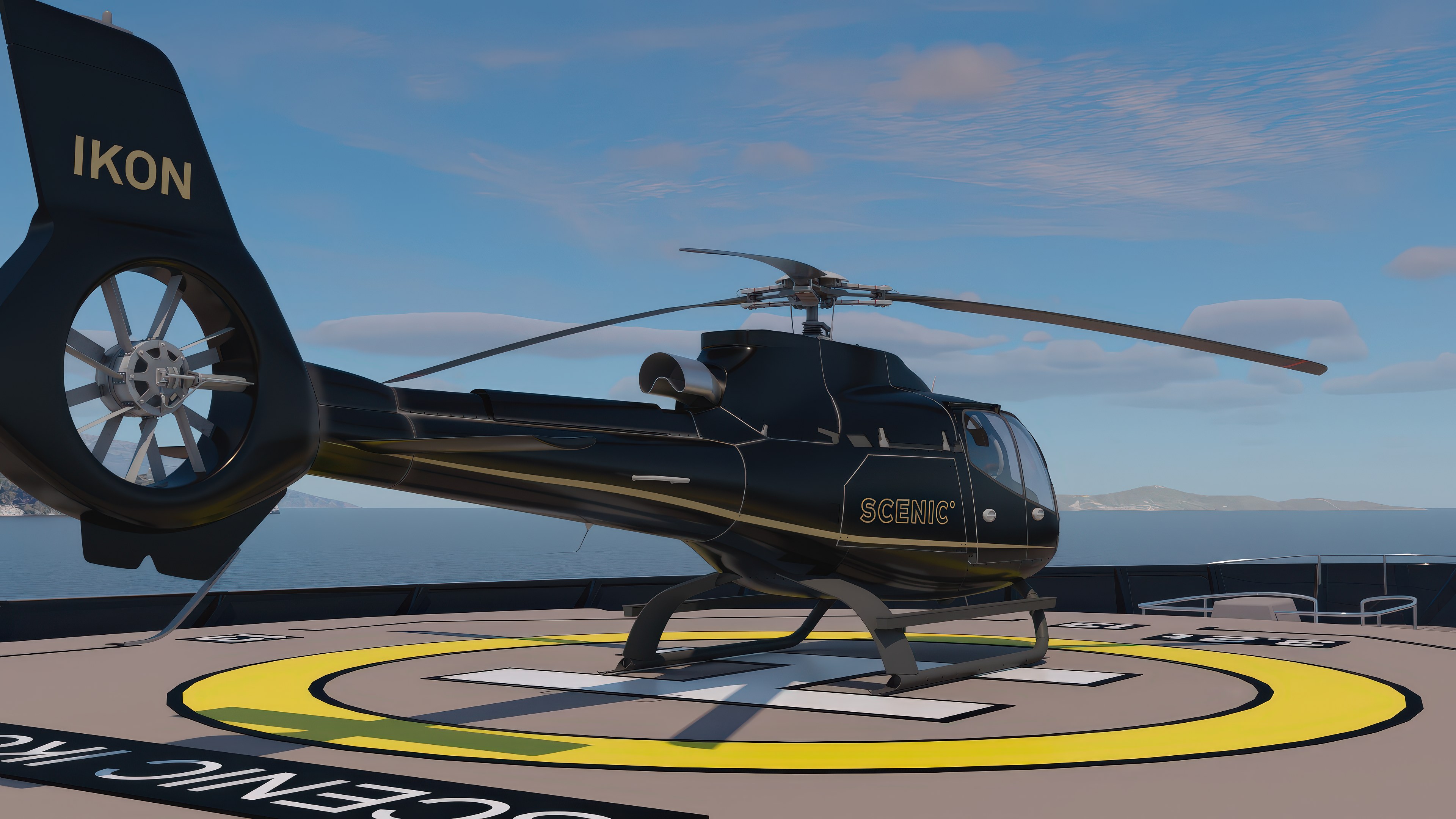 Two state-of-the-art Airbus H130-T2 helicopters will take you beyond your destination!