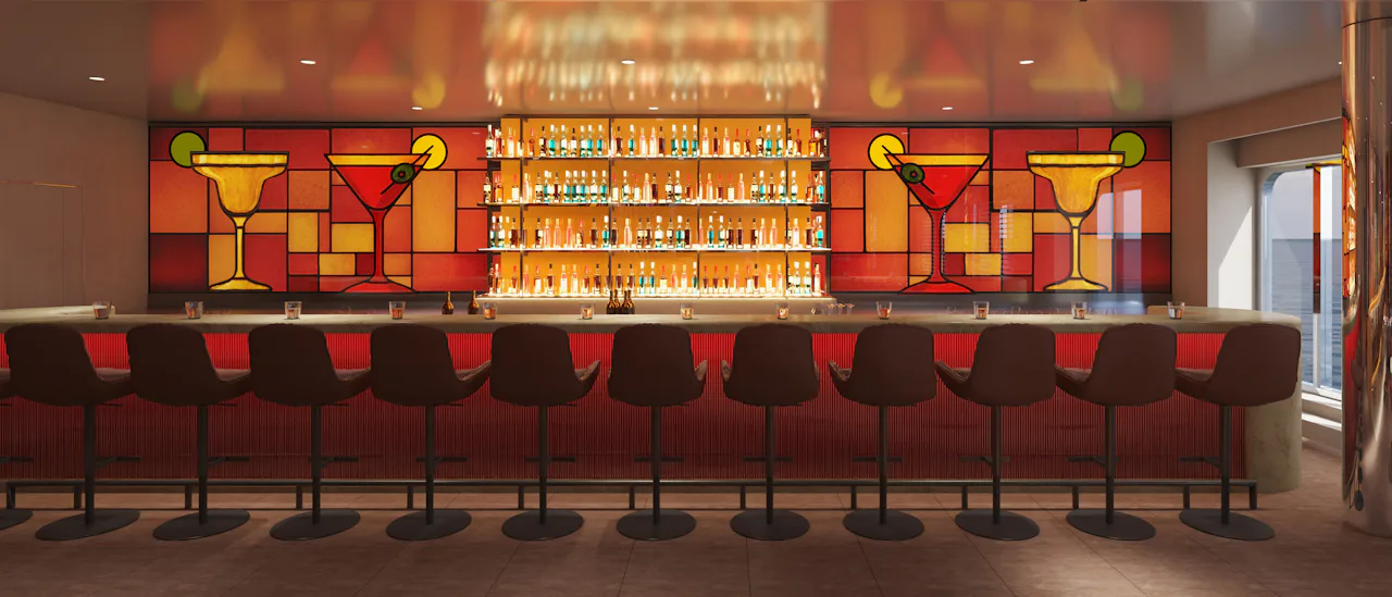 Mingle with new friends and share your day’s discoveries at the Textura Bar