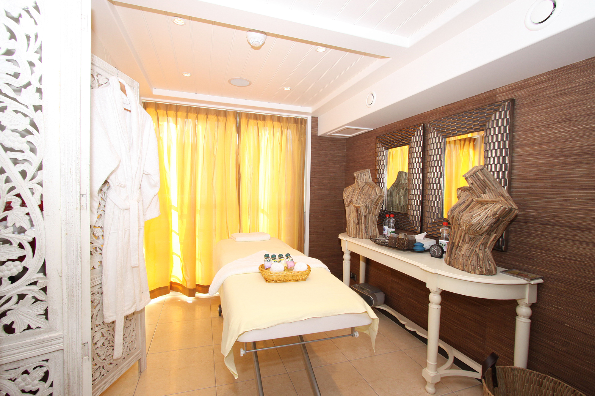 Treat yourself to a massage in the spa