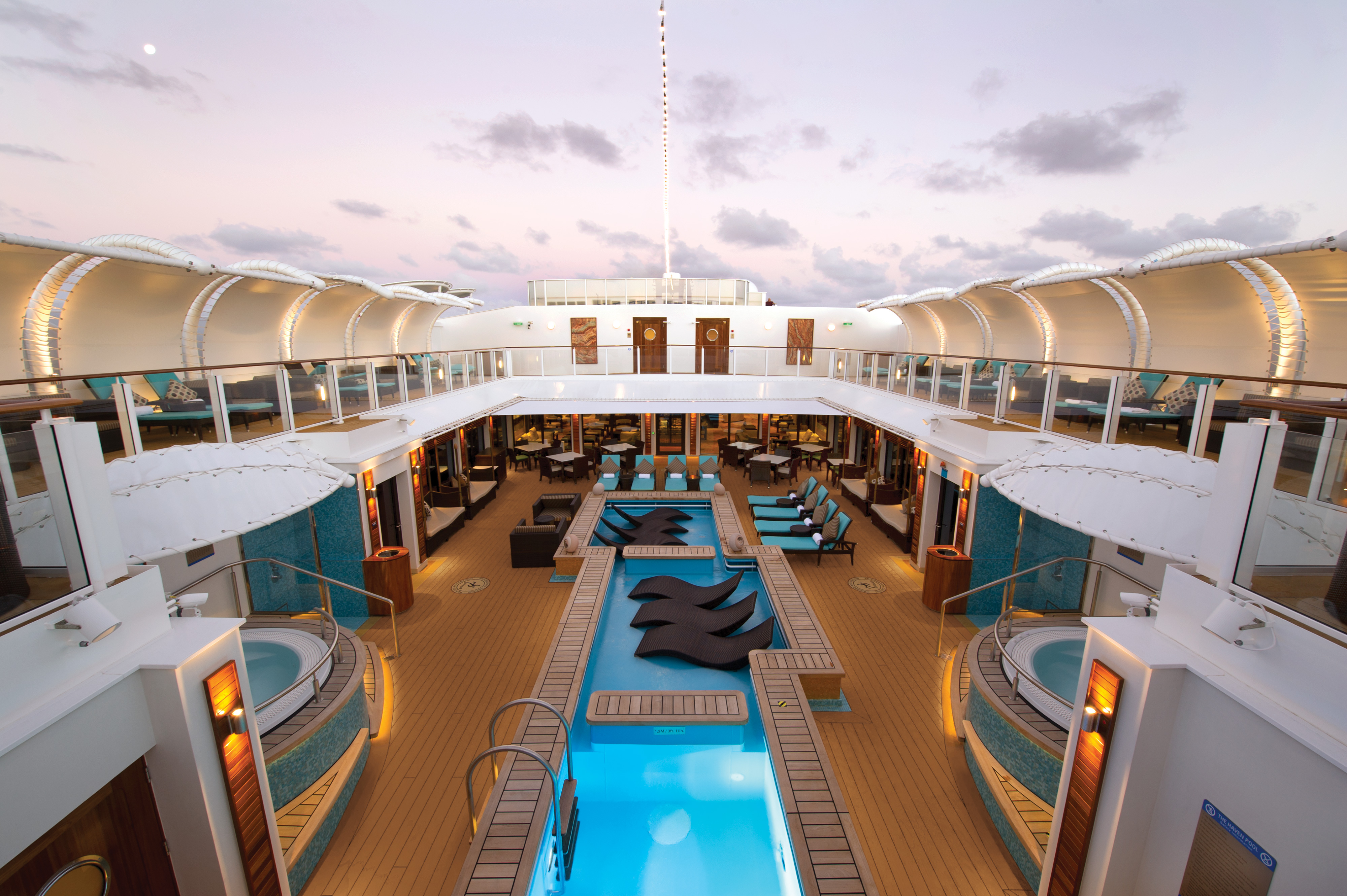 The Haven – a private area for suite guests