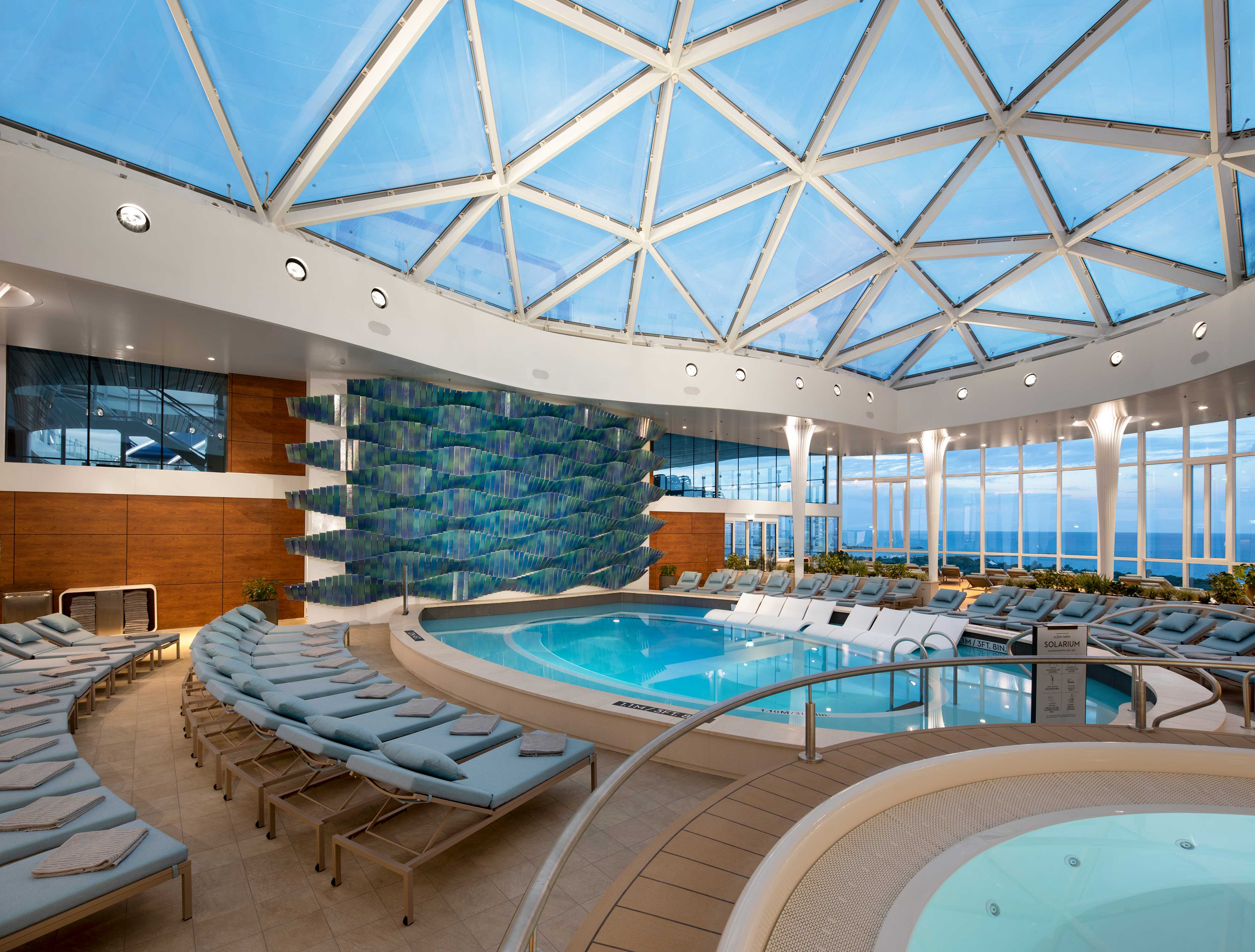 The indoor pool reserved for adults