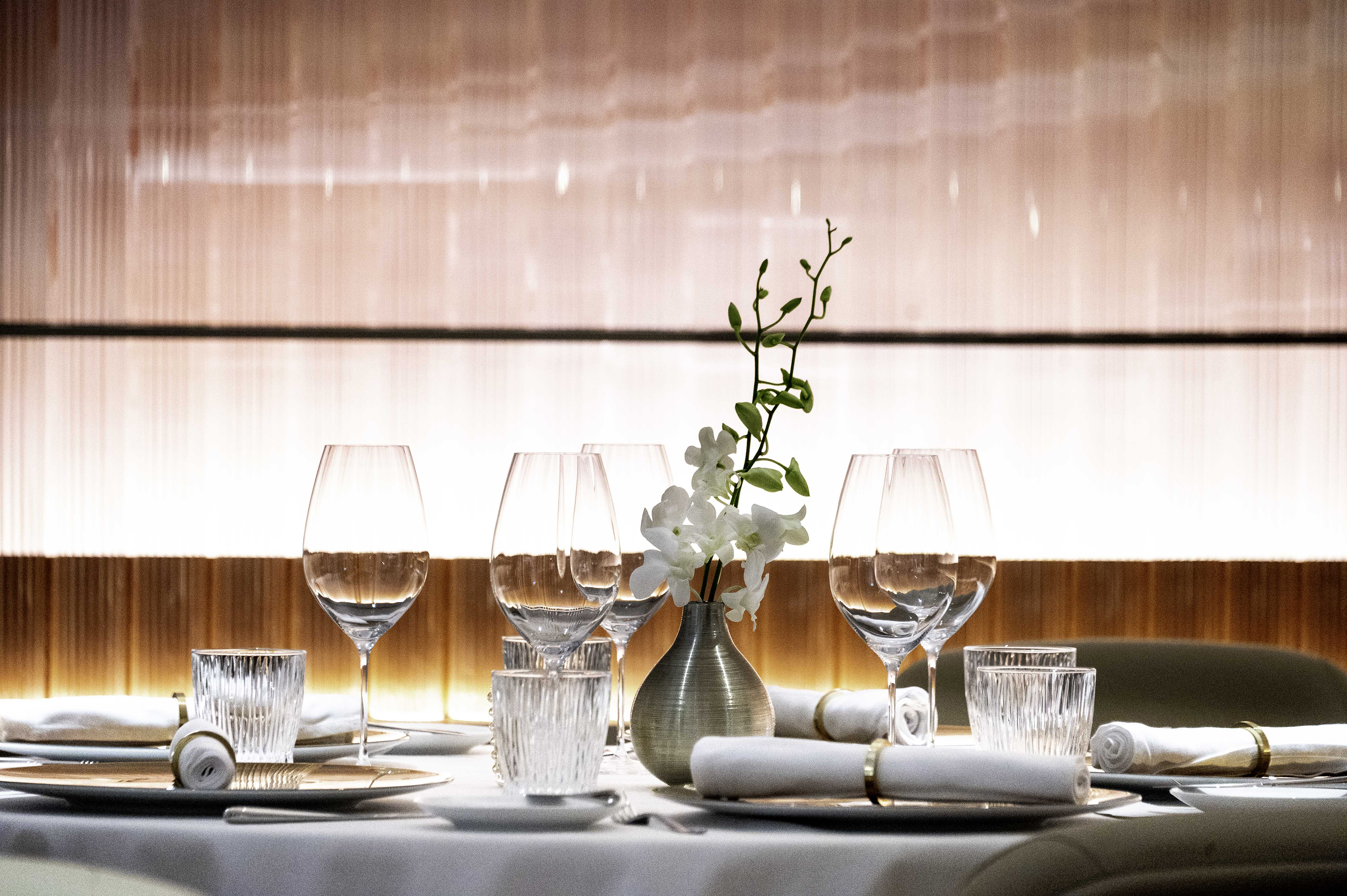Fine dining at Le Voyage, a new restaurant by world-renowned chef Daniel Boulud