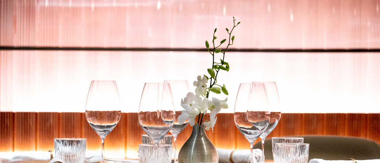 Fine dining at Le Voyage, a new restaurant by world-renowned chef Daniel Boulud