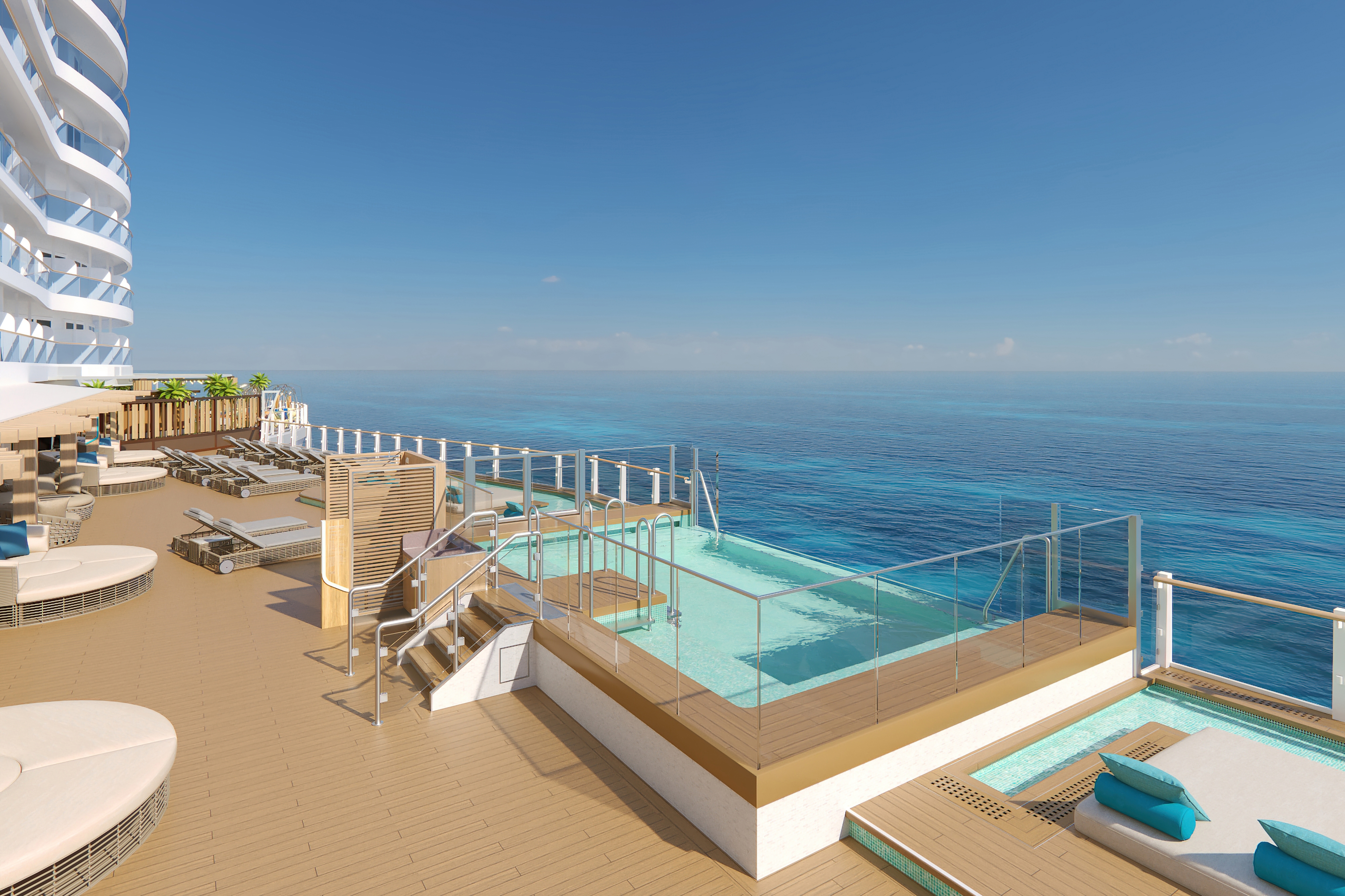 Ocean Boulevard wraps around the entire deck