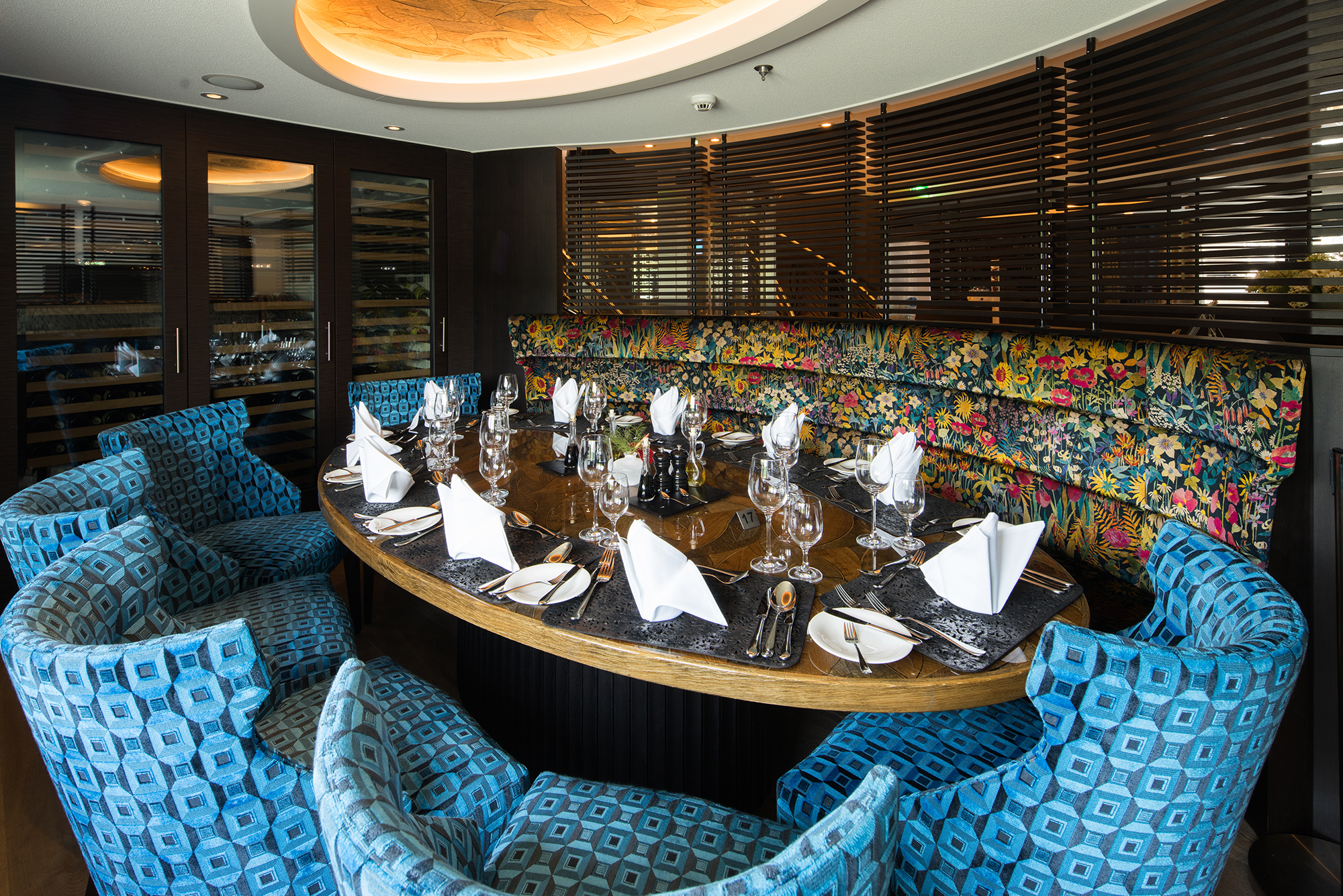 Taste and learn about wines in the wine tasting room