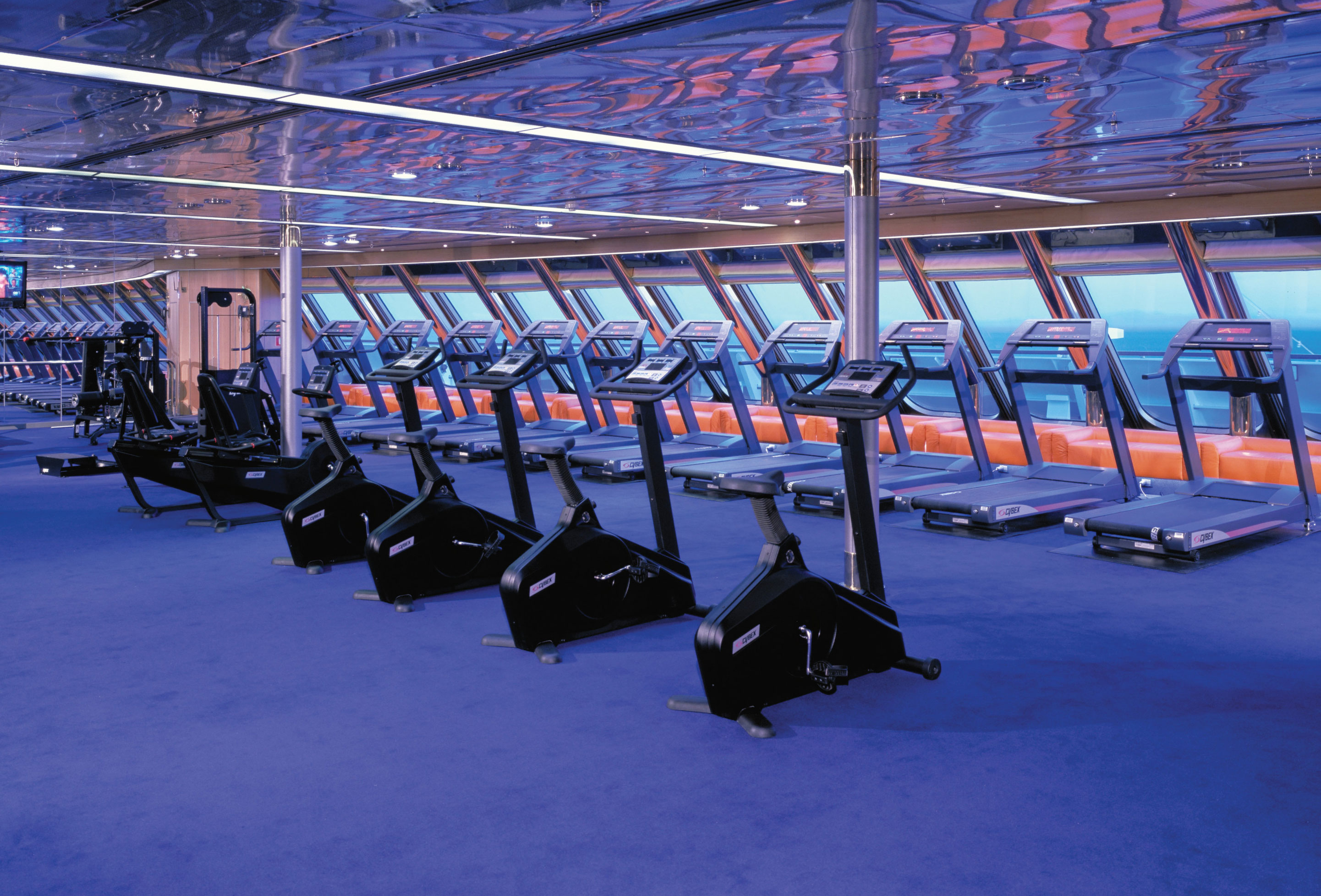 The fitness center