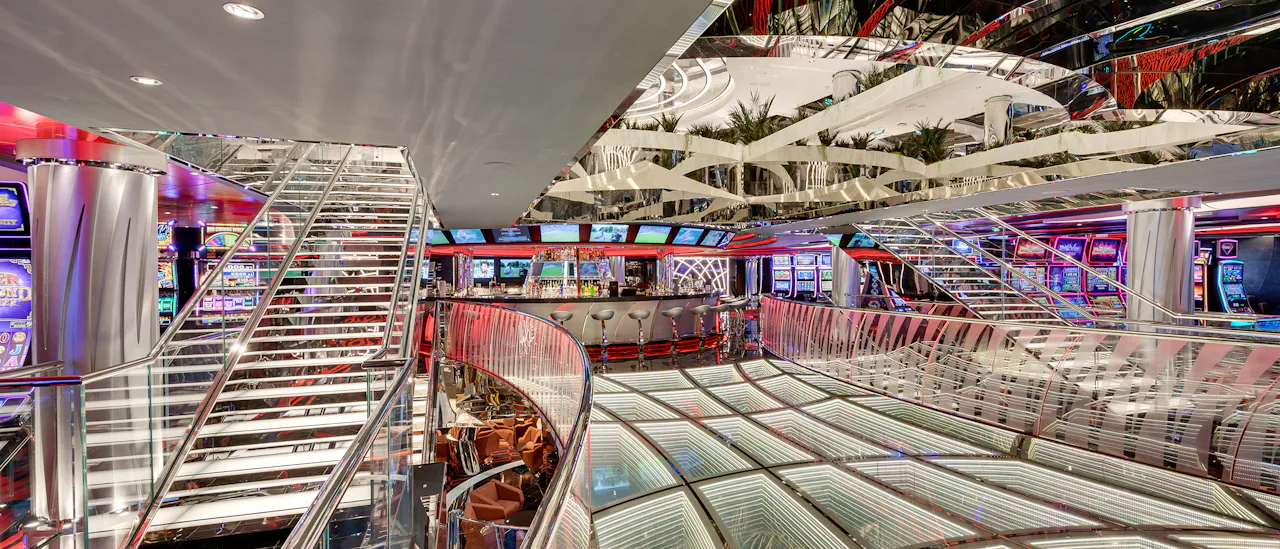 The atrium – the heart of the ship