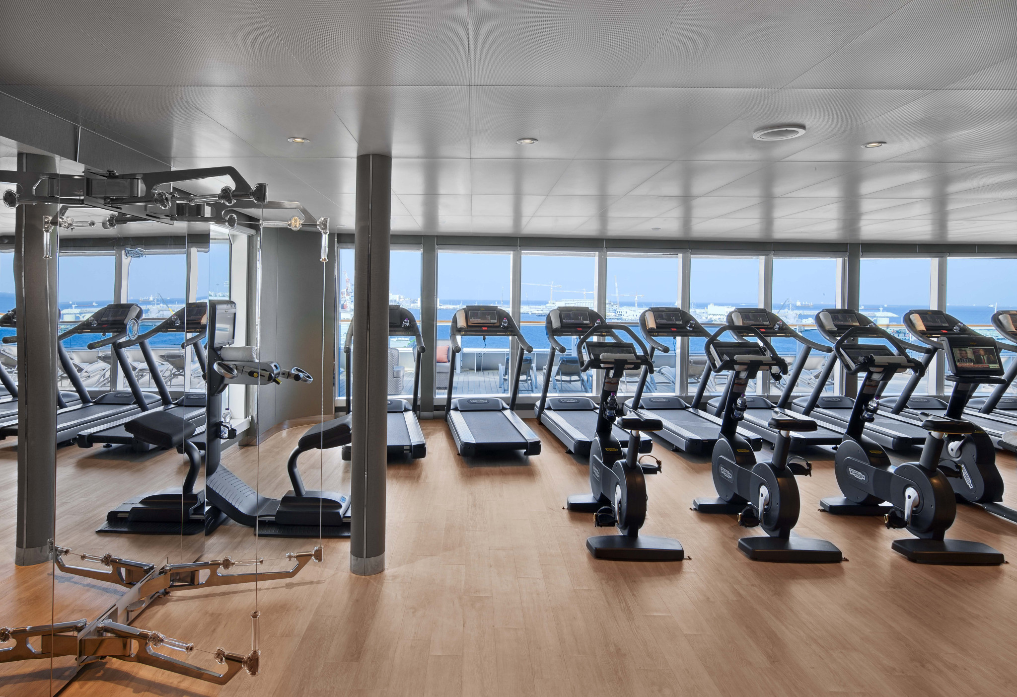 Run with ocean views