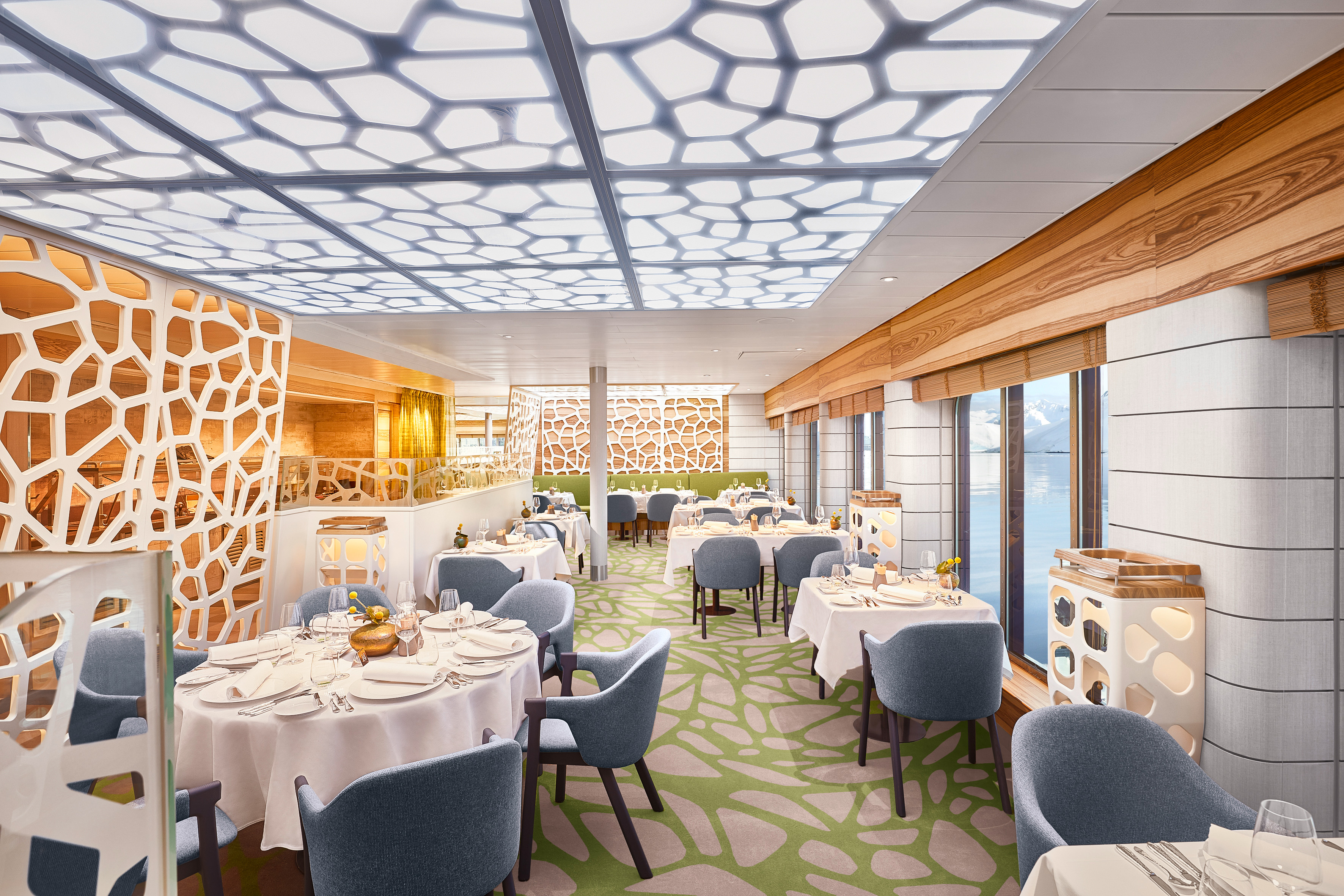 The main restaurant