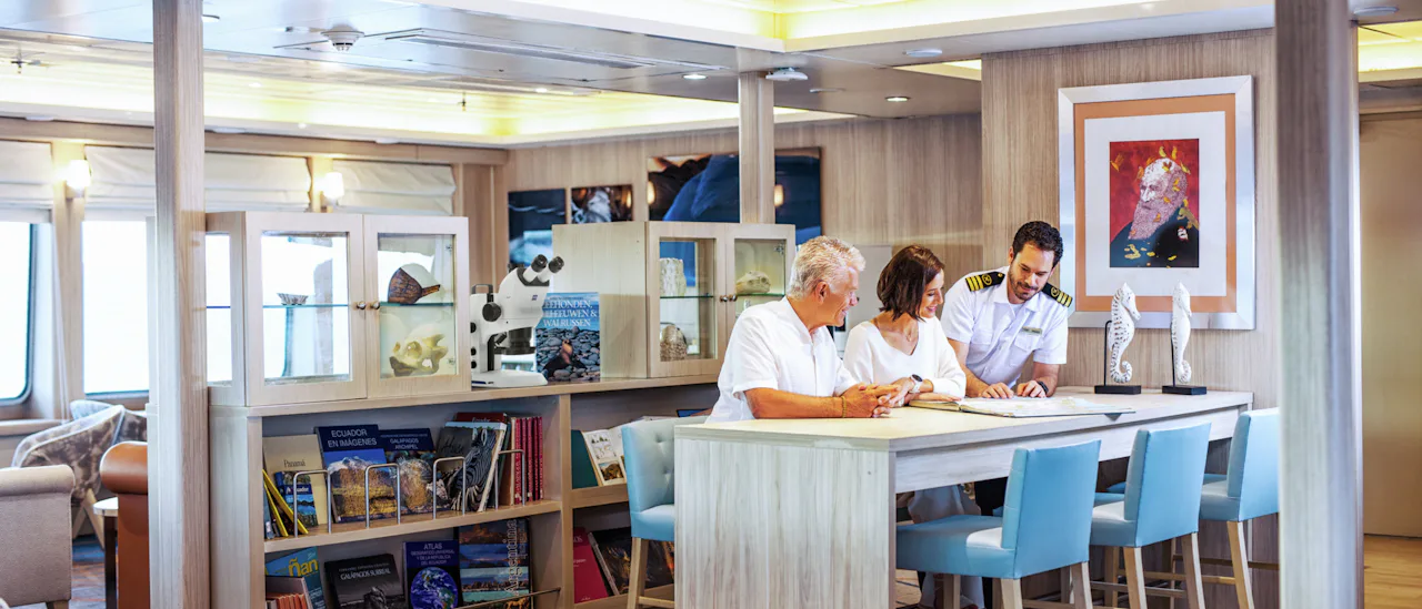 The Science Corner includes a glass cabinet, a microscope and a bone clone collection, a perfect learning zone about our science activities.