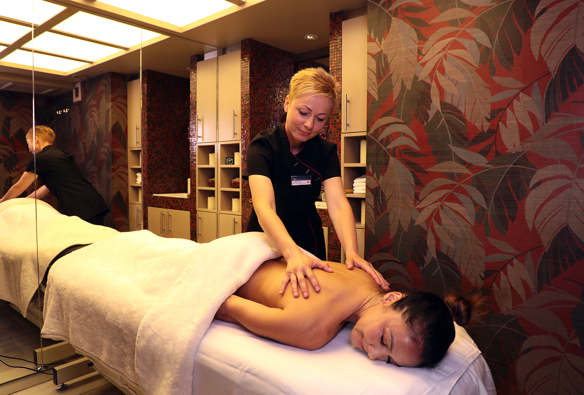 Soothe your muscles with massage at the spa