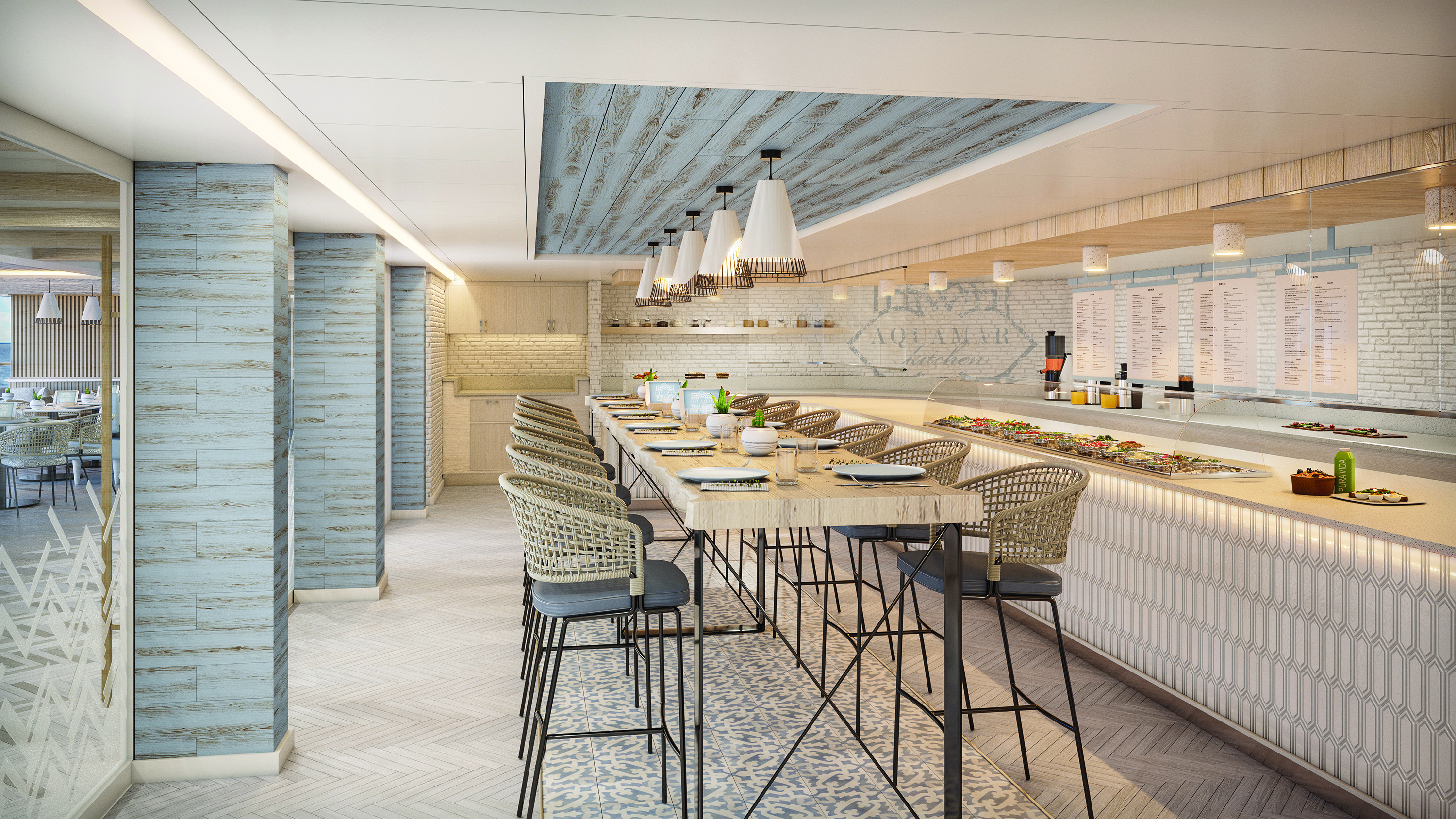 Aquamar Kitchen will be a new health-focused dining restaurant