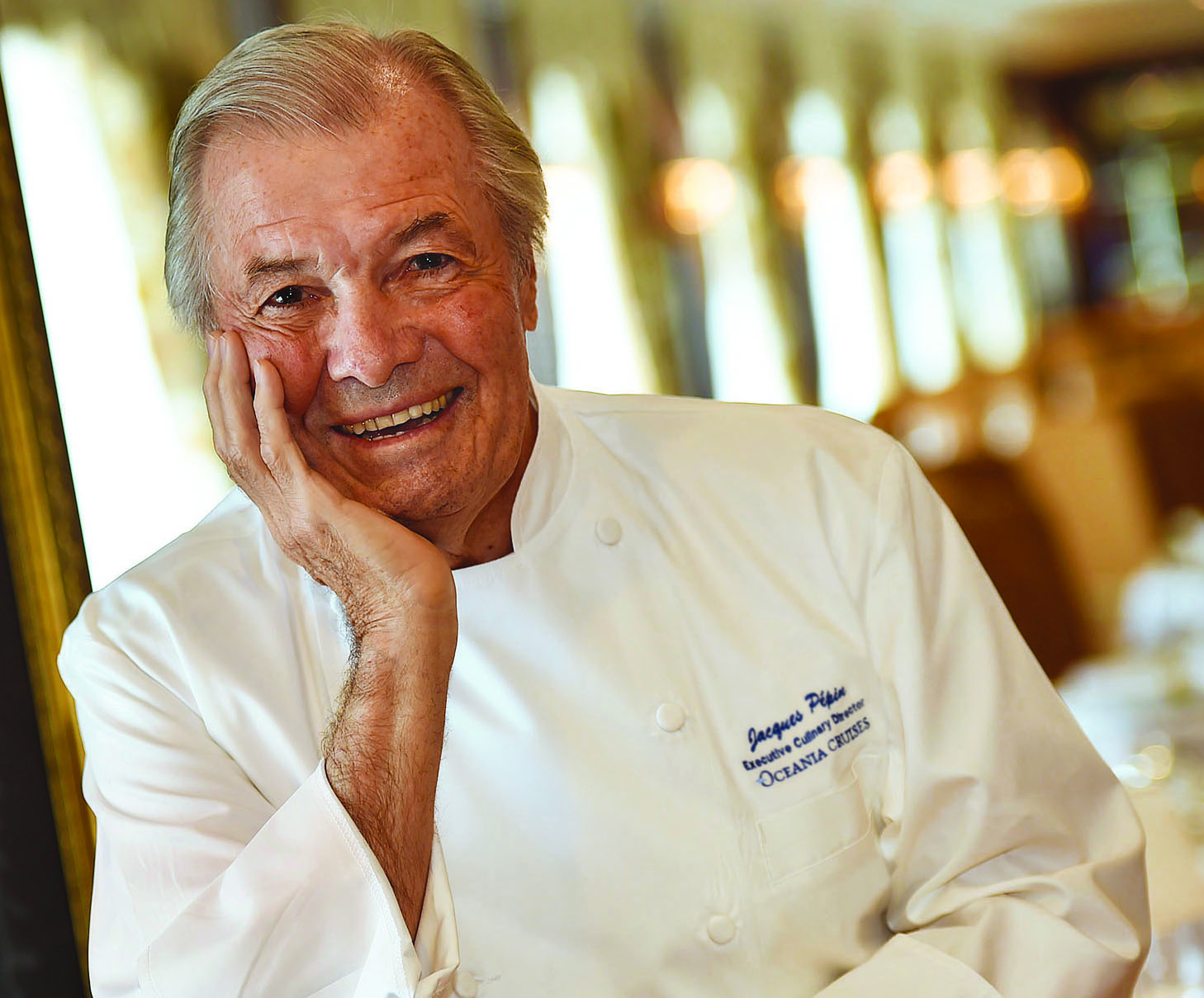 The celebrated chef Jacques Pepin