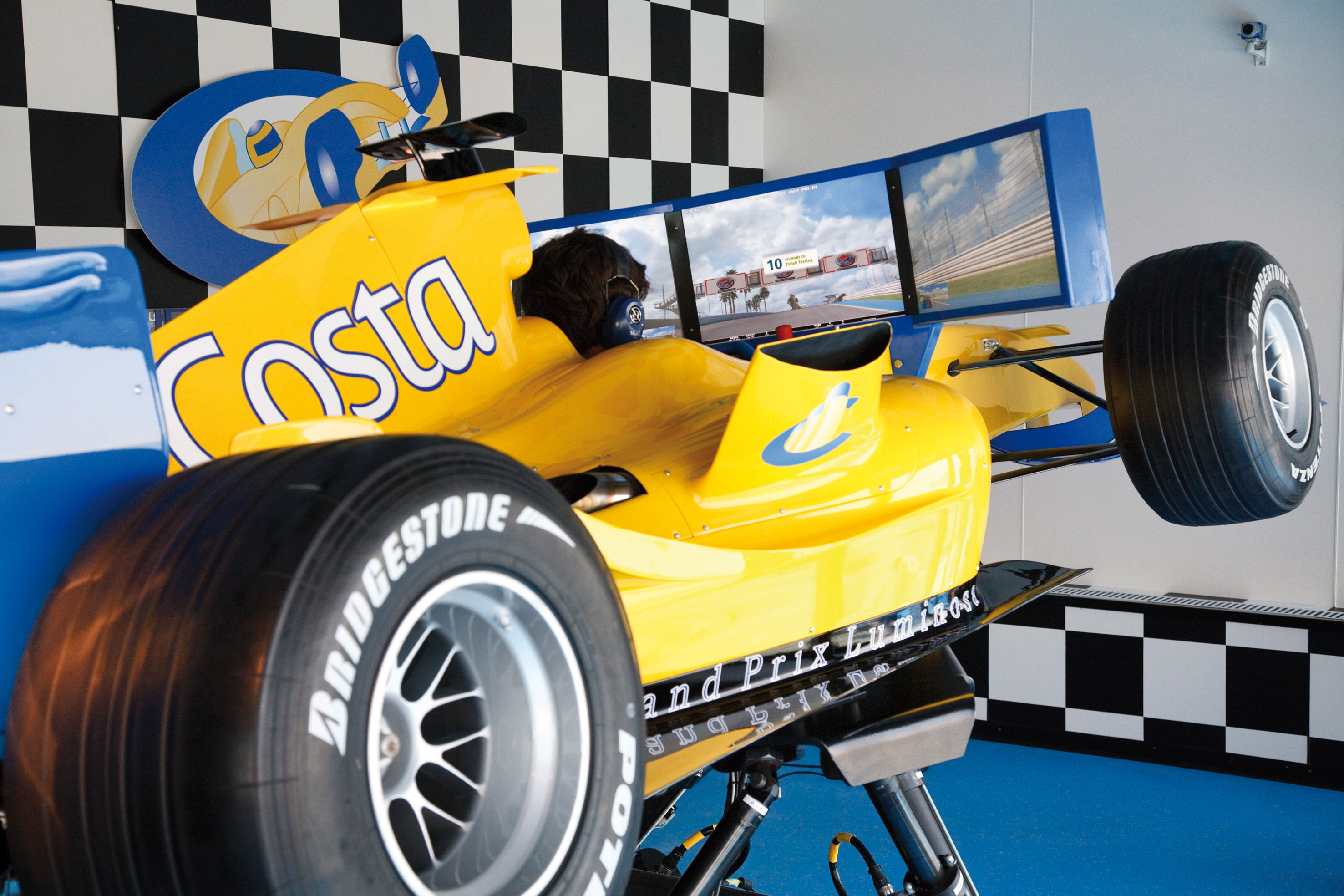 Get your adrenaline flowing in the formula-1 simulator