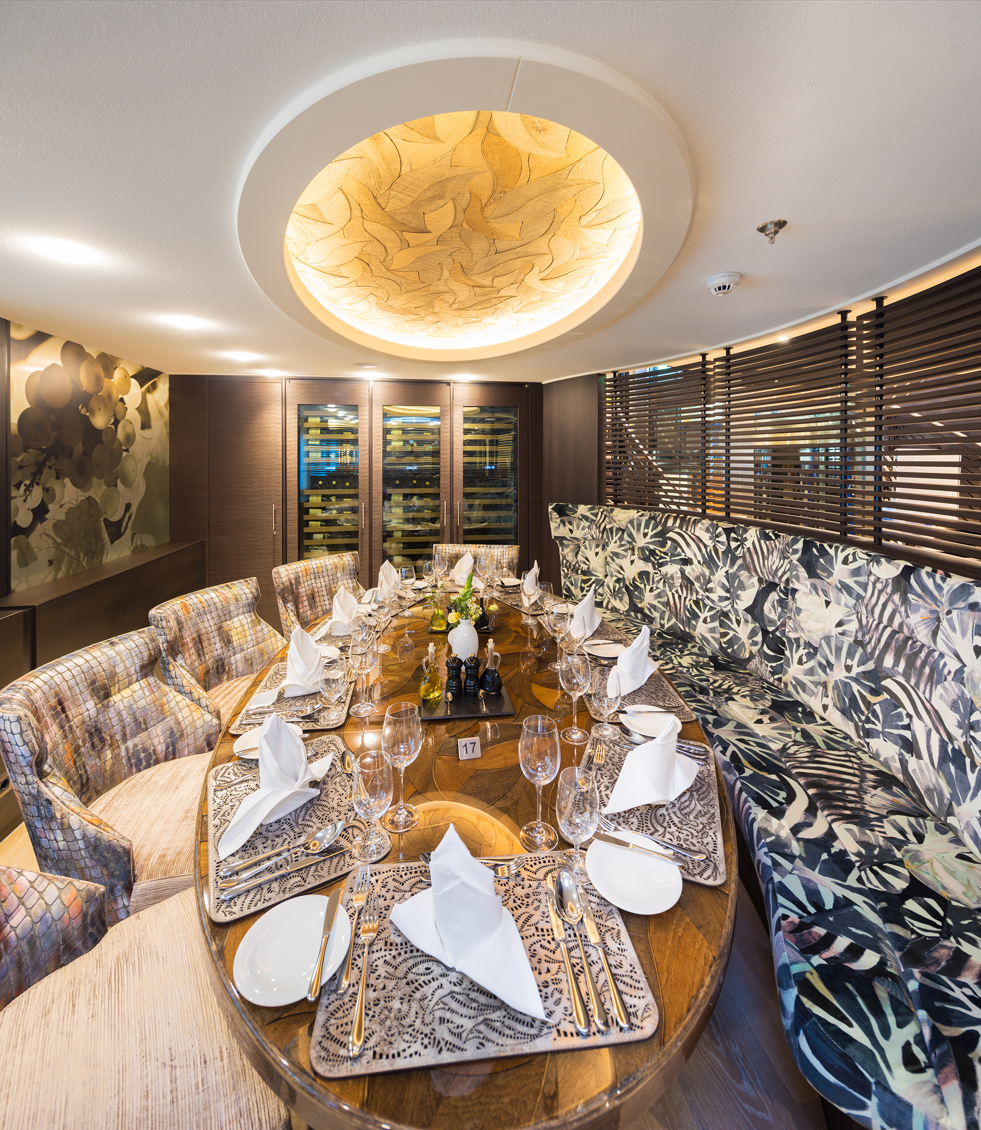 The wine room