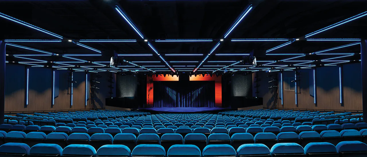 The Bliss Theatre is a stunning venue offering world-class entertainment