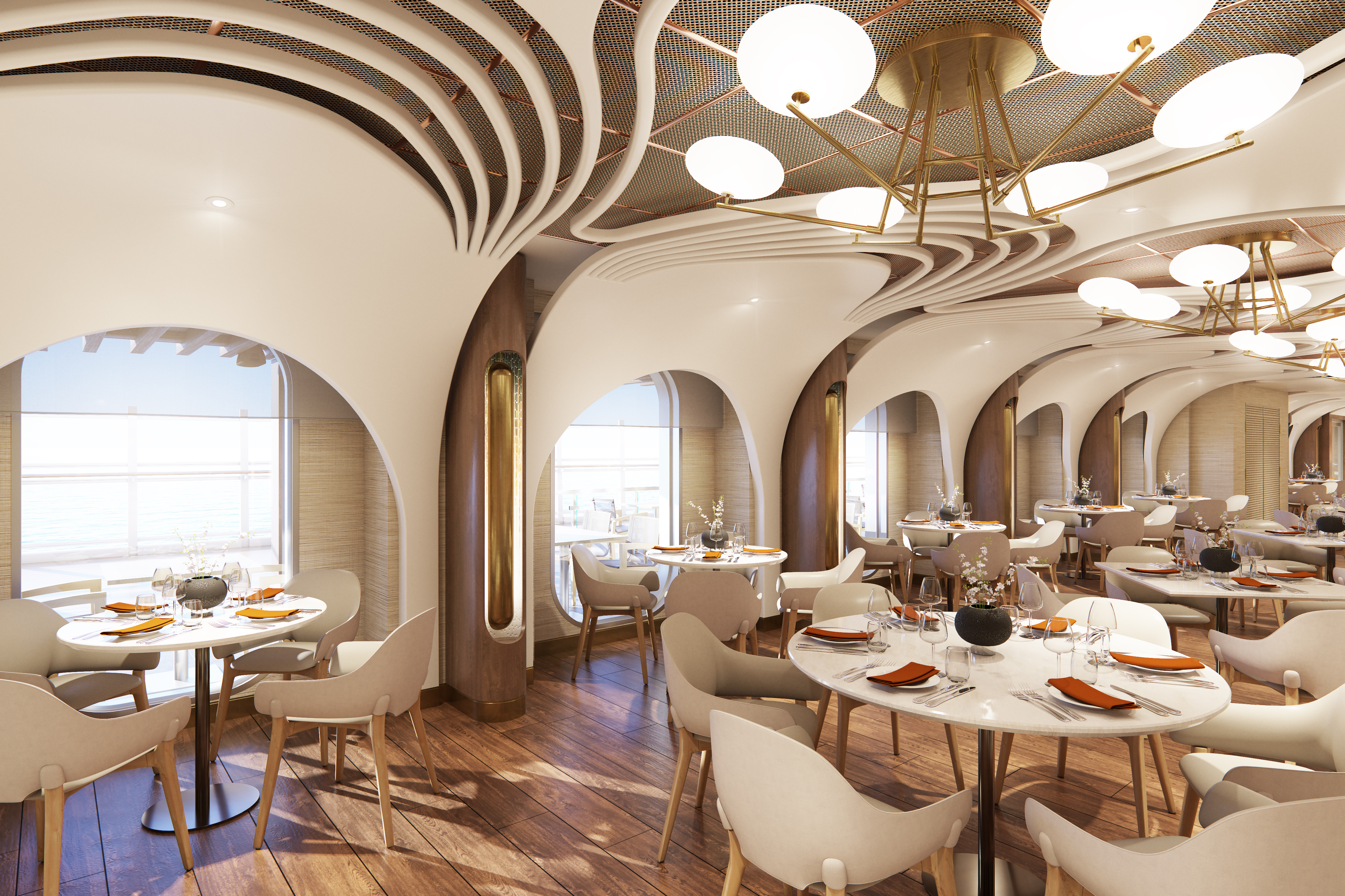 Enjoy modern Italian cuisine and elegant dining at Onda by Scarpetta