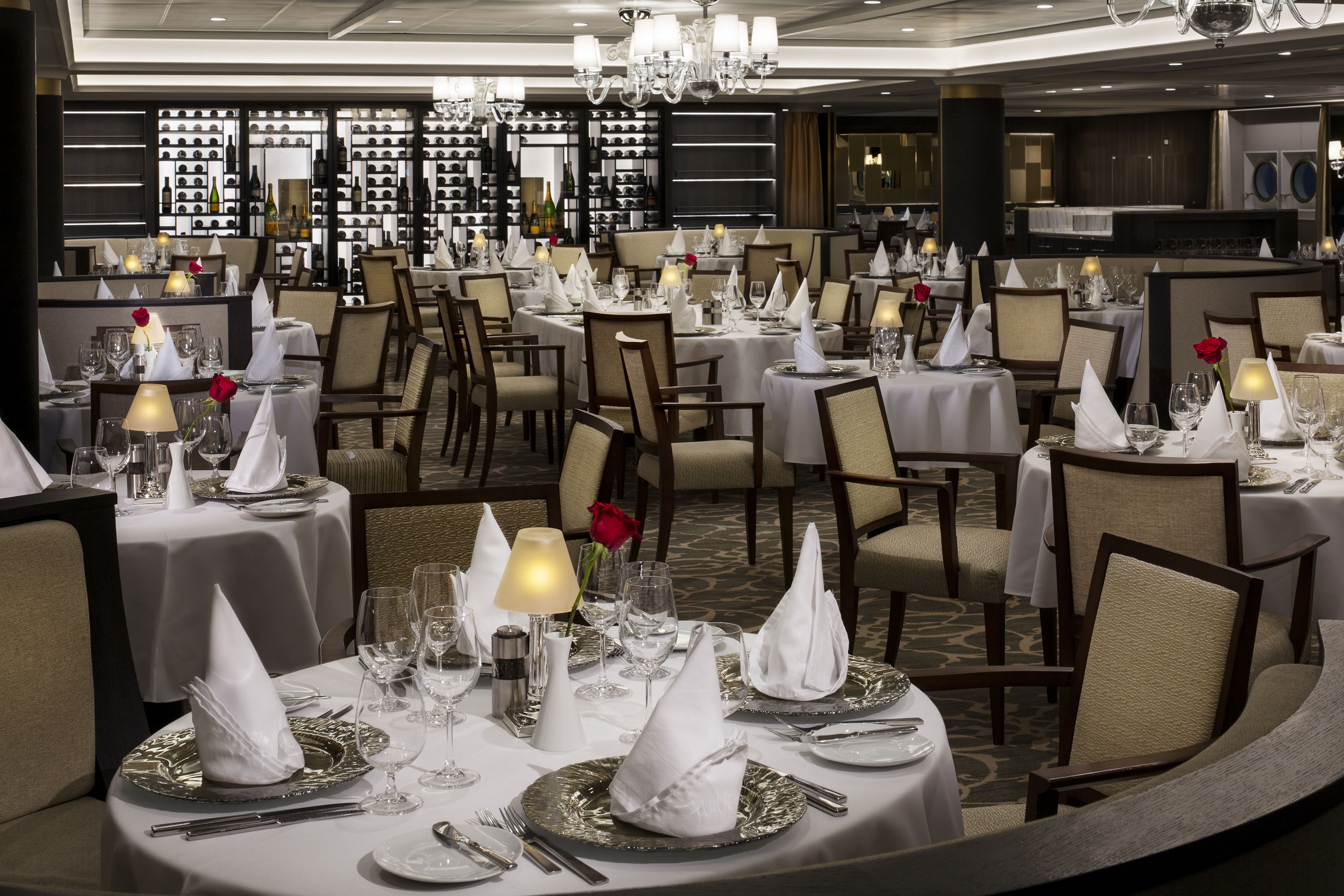 The Amphora serves a menu of gourmet specialties and local dishes.